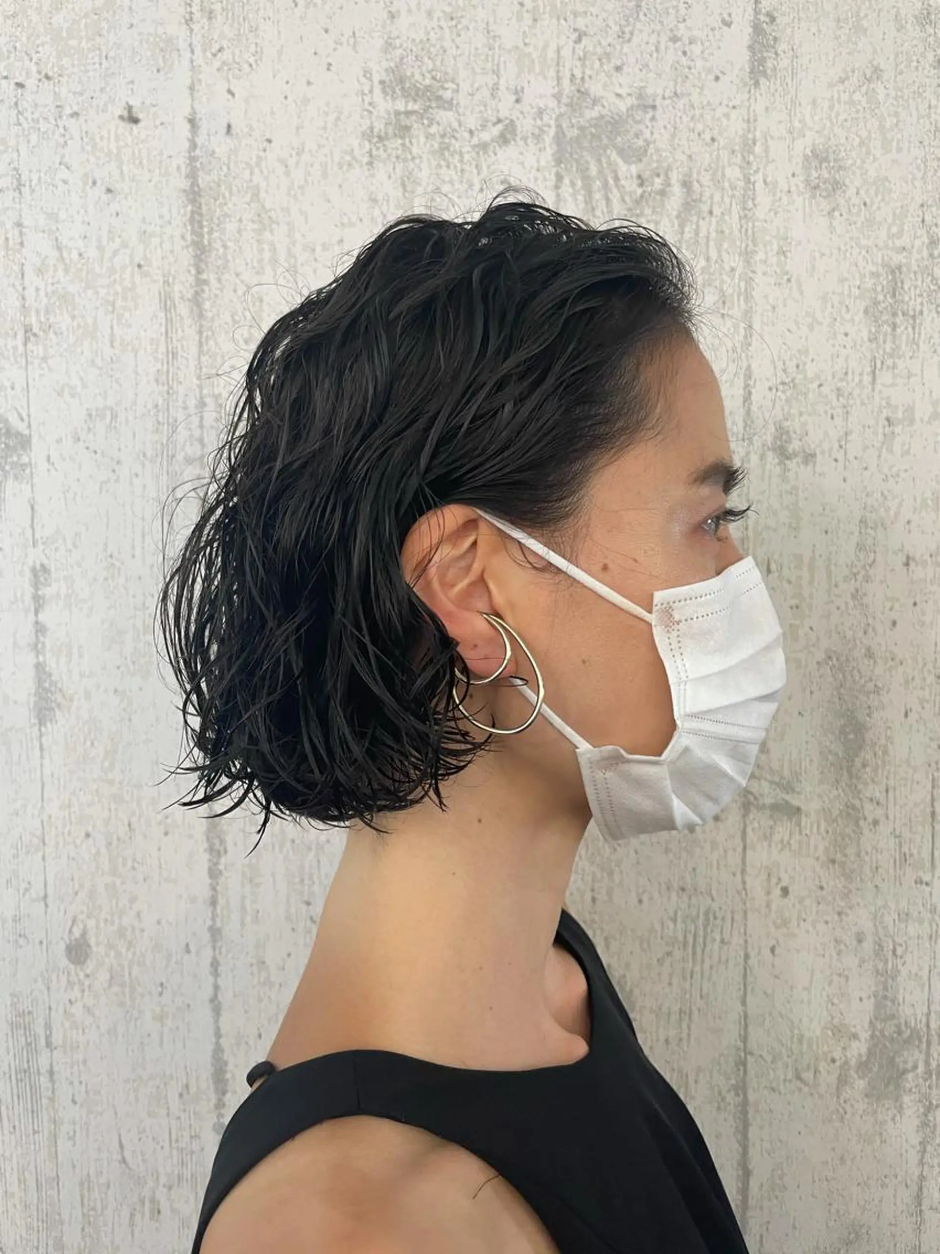 ミディアム カット パーマ ヘッドスパ ヘアセット 【店長】ショート 似合わせ🦩相羽里美のヘアスタイル
