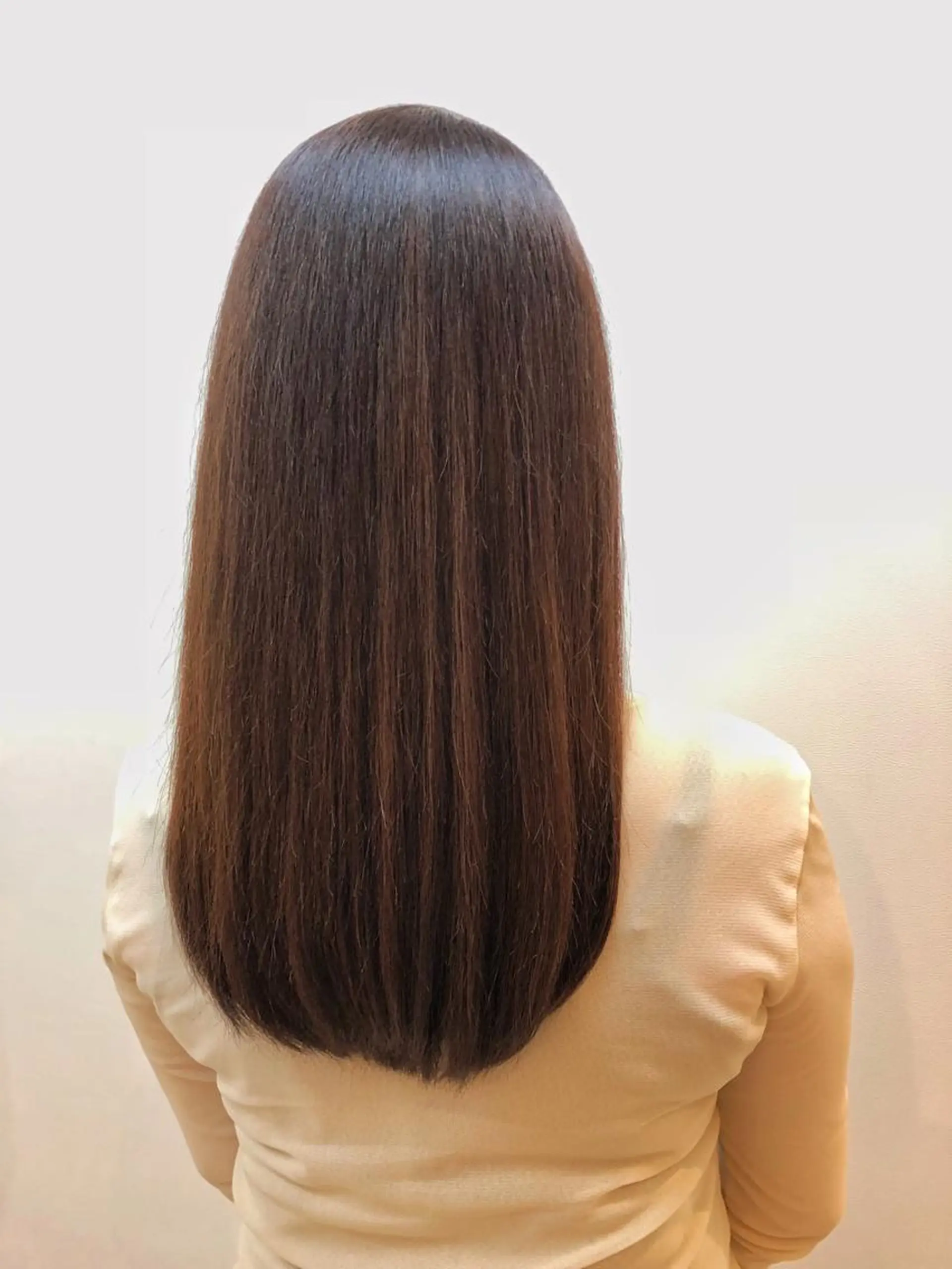 セミロング カラー 齋藤 らいのヘアスタイル