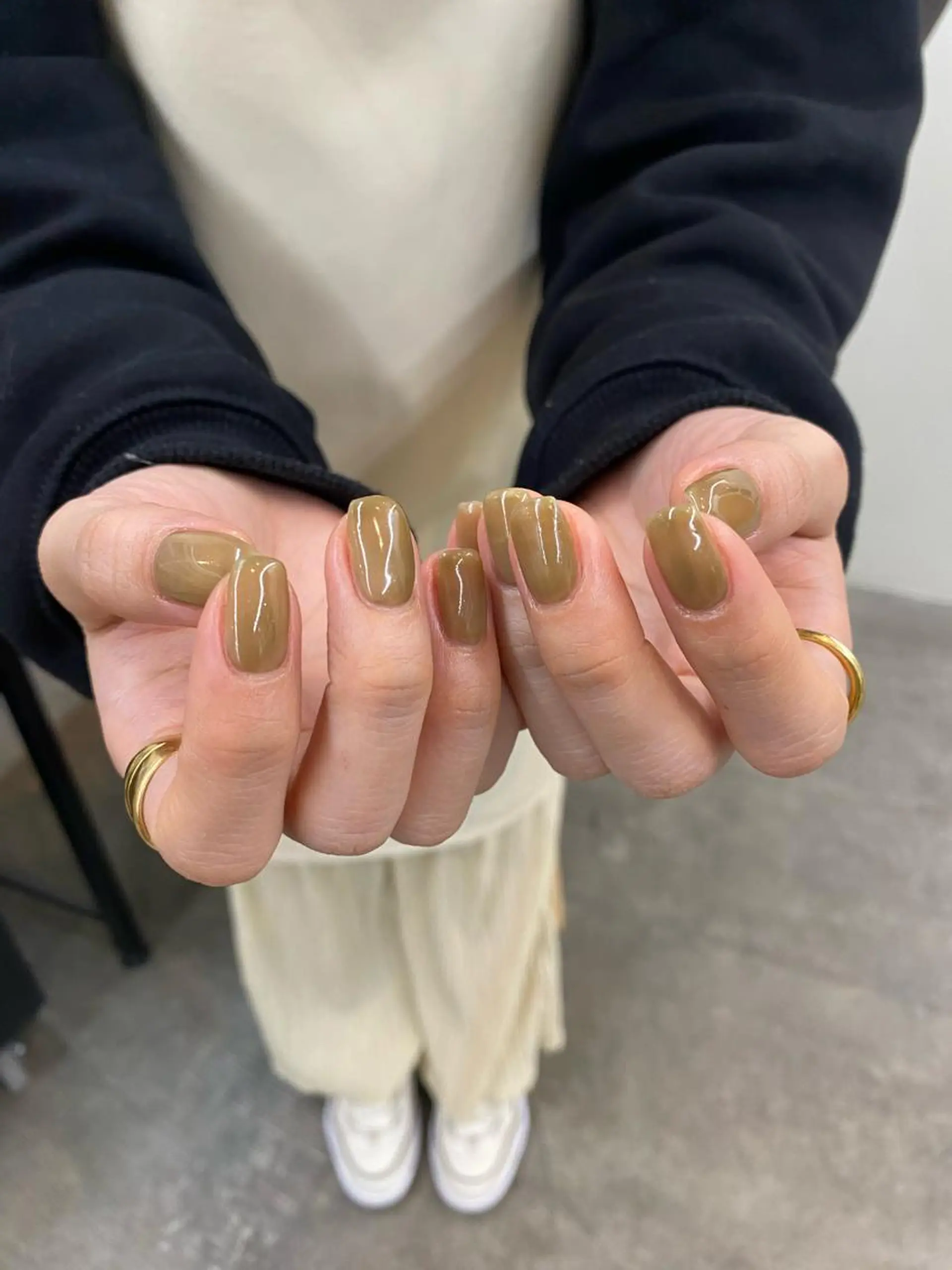 ネイル ワンカラーネイル ハンドネイル nable.所属・望月 実莉のネイルデザイン