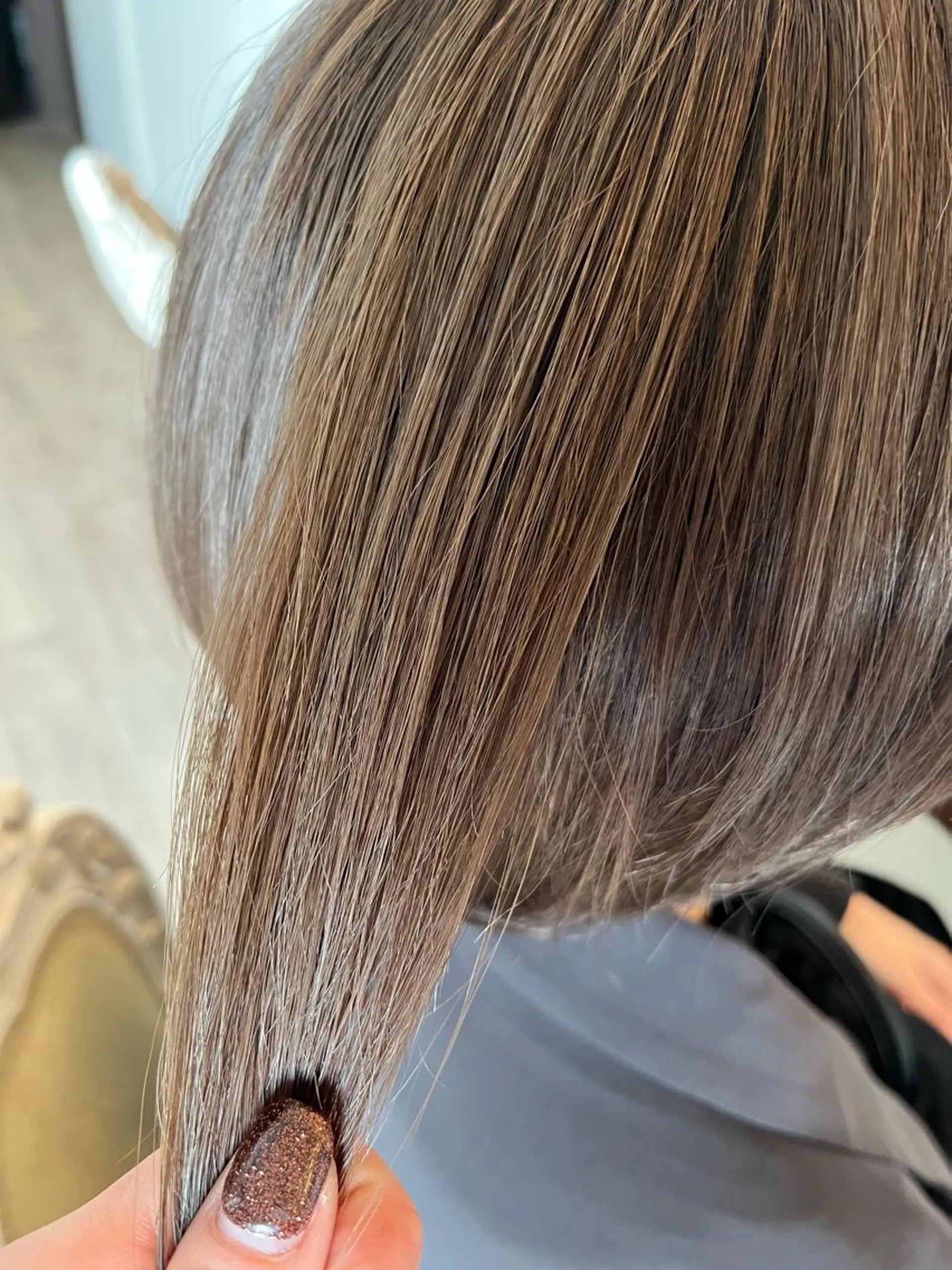 ショート カット トリートメント FRAME＋spa&hair roomなんば駅前店所属・🦋タナカ ヒナ🦋 ブリーチなしカラーのヘアスタイル