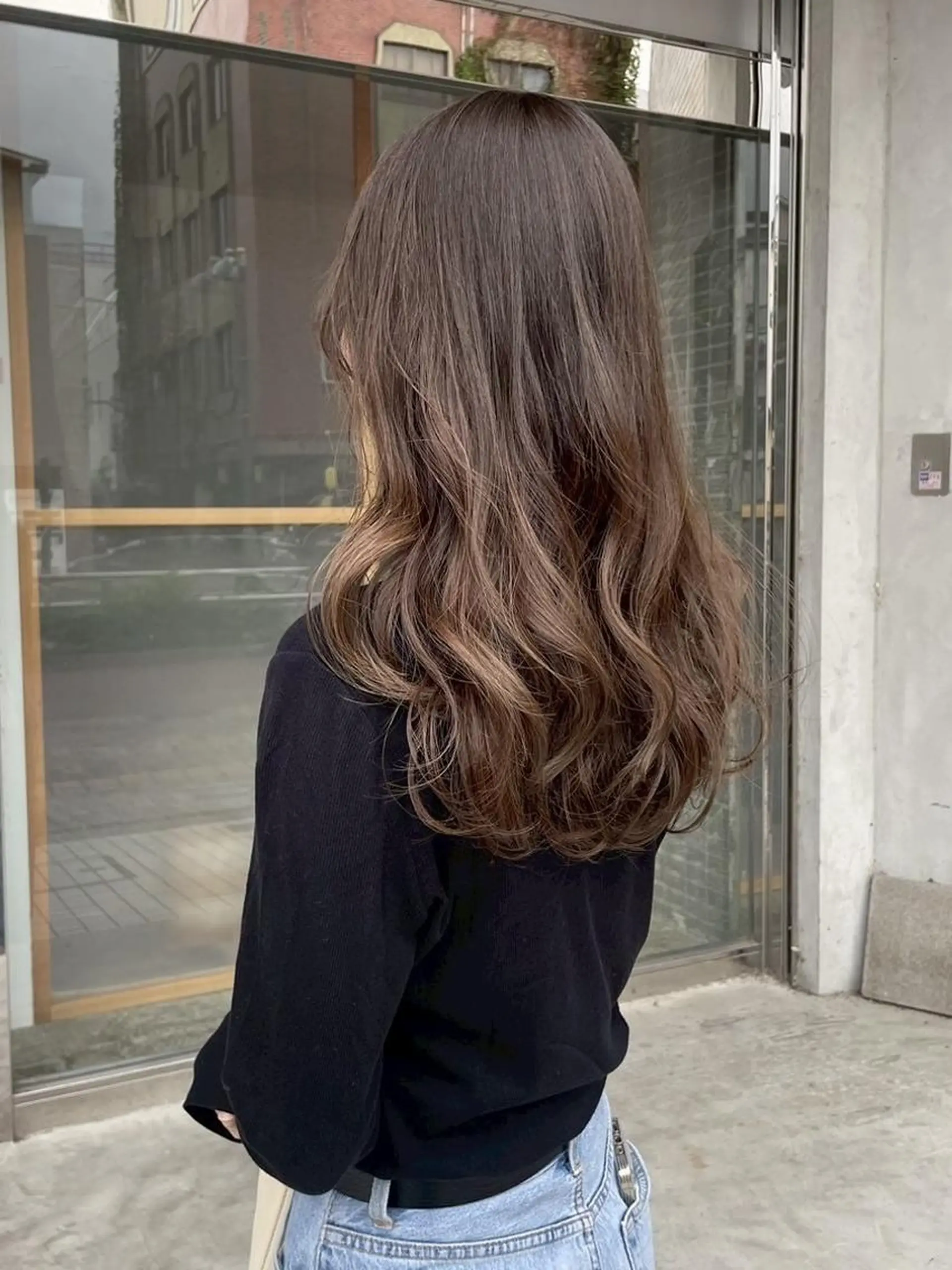 ロング カラー カット ヘアカラー トリートメント 🩰韓国/ボブ/ まつパ🩰aikaのヘアスタイル