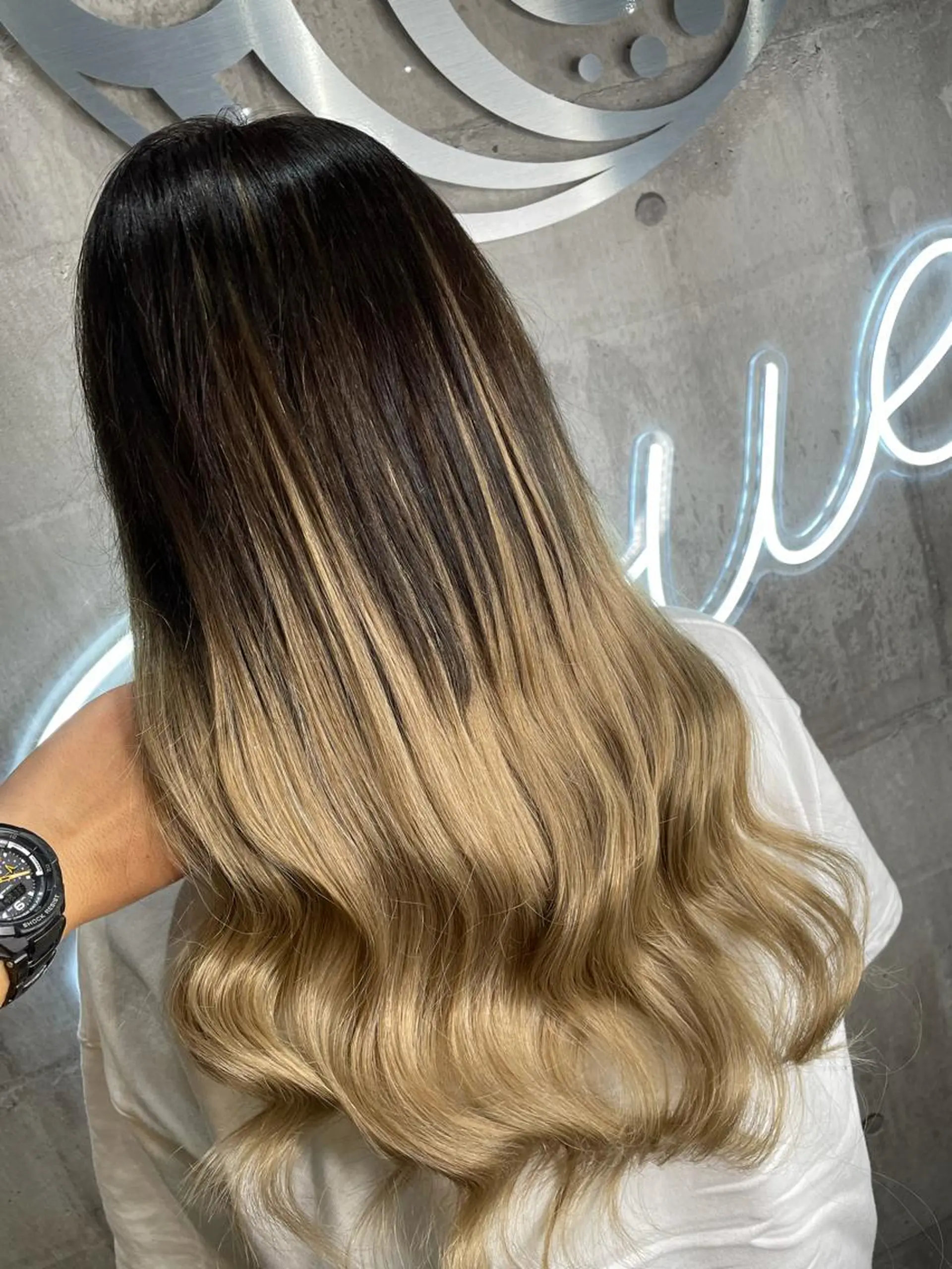 ロング カラー パーマ ヘアアレンジ メンズ キッズ ネイル マツエク・マツパ シールエクステ メンズバレイヤージュ メンズハイライト メンズインナーカラー メンズ韓国風 新越駅から1分 肥高　壮汰のヘアスタイル