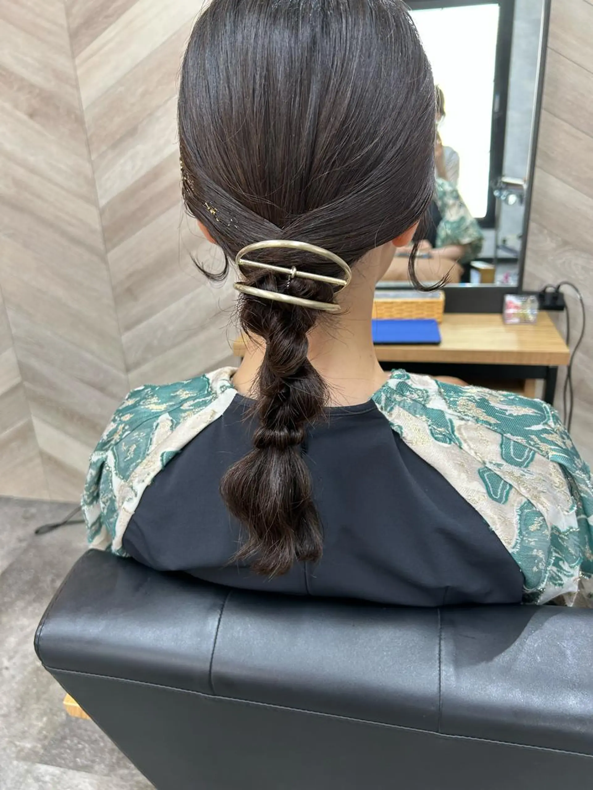 ミディアム ヘアアレンジ ヘアセット 飯塚 沙衣のヘアスタイル