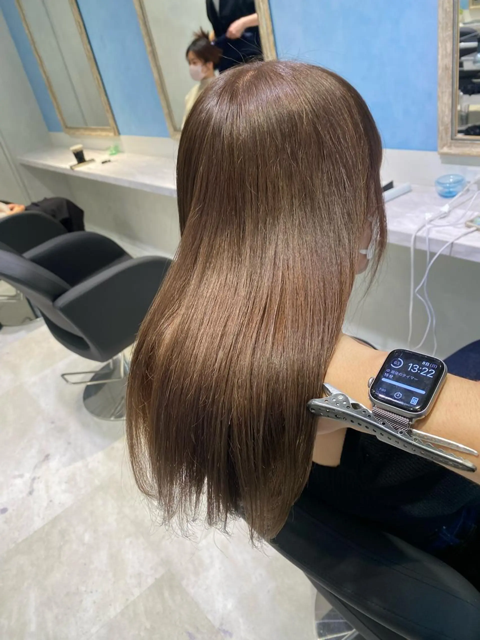 ミディアム カラー ヘアカラー トリートメント THESALONS所属・🤍ブリーチカラー /寄田龍樹🤍のヘアスタイル