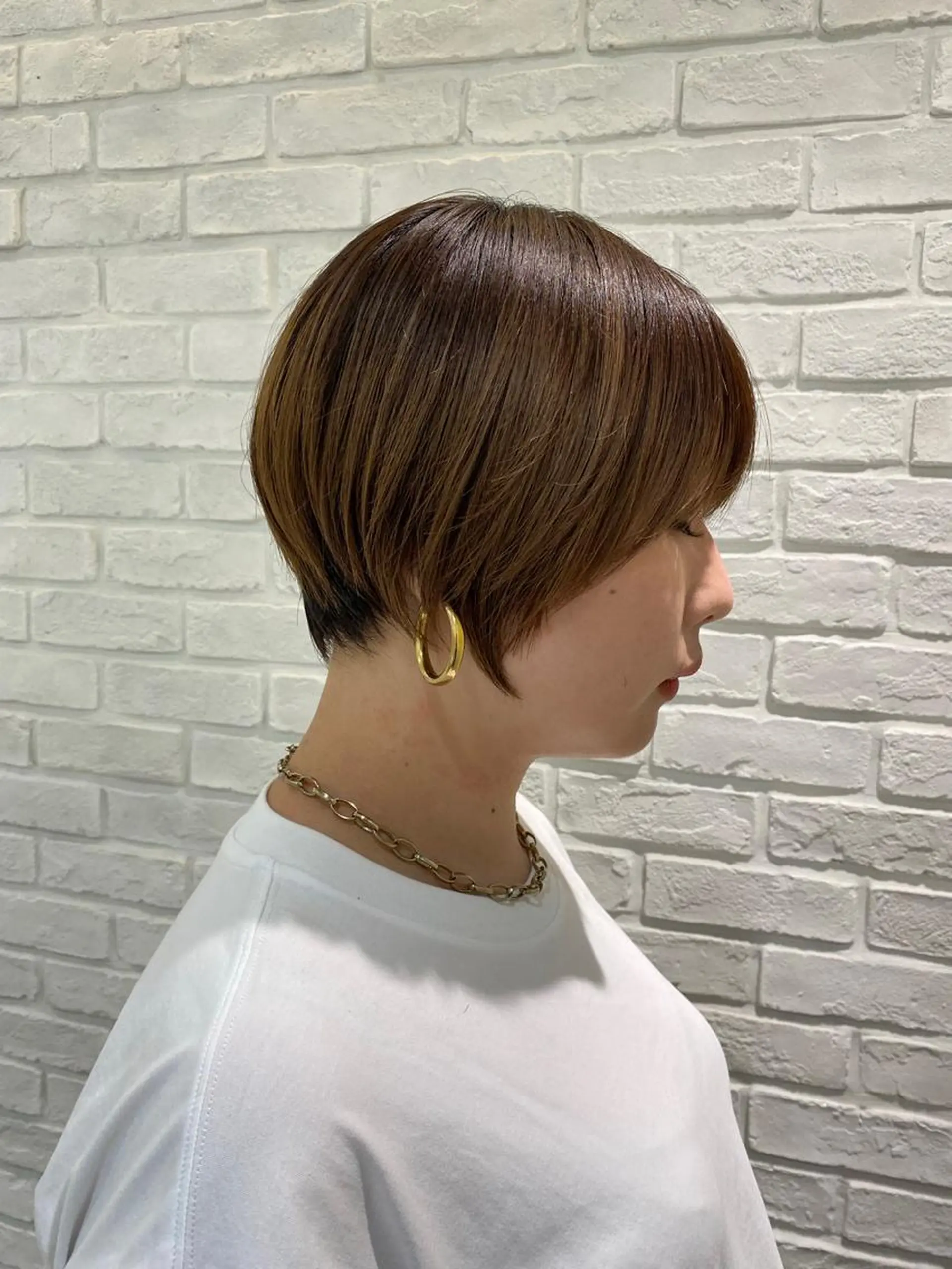 ショート カラー ショートボブ アクアカラー ハイライトカラー ボブ ハイライト カット ヘアカラー トリートメント 🎗美髪艶髪🫧髪質 改善特化🥇菊地のヘアスタイル