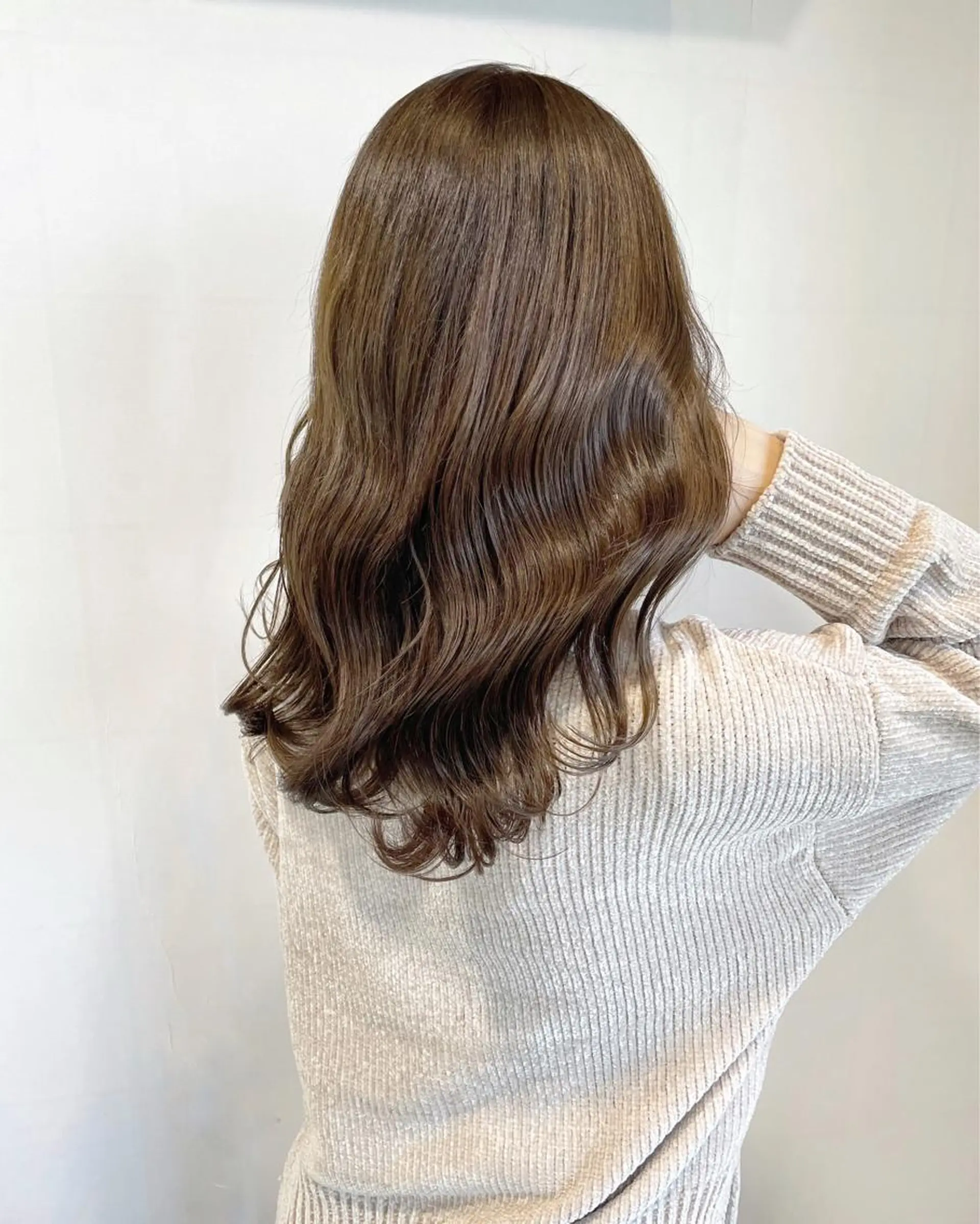 セミロング カラー ヘアアレンジ ヘアカラー 徳永 実沙のヘアスタイル