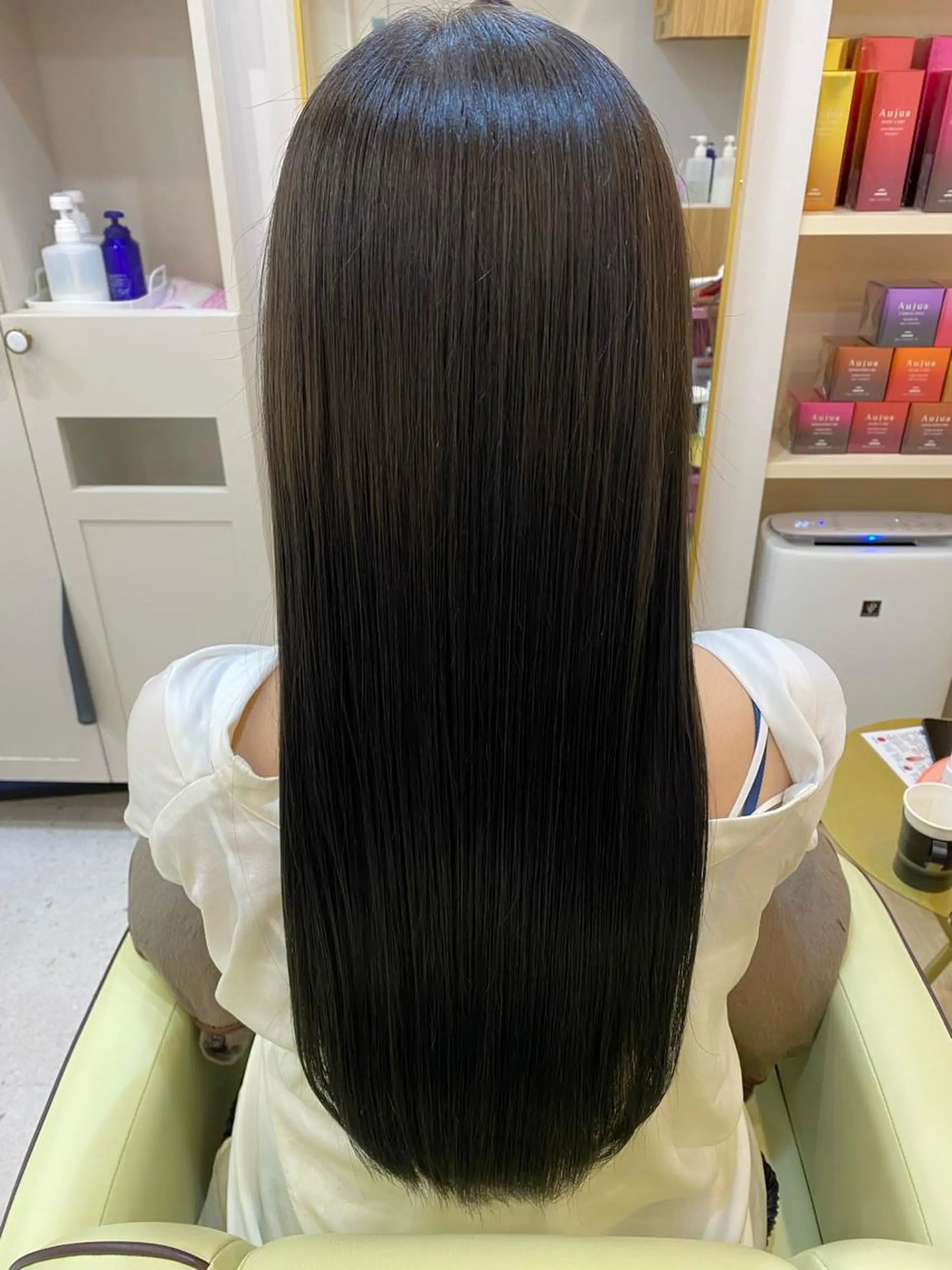 ロング マホ/日吉/髪質改善 /レイヤー/ガーリーのヘアスタイル