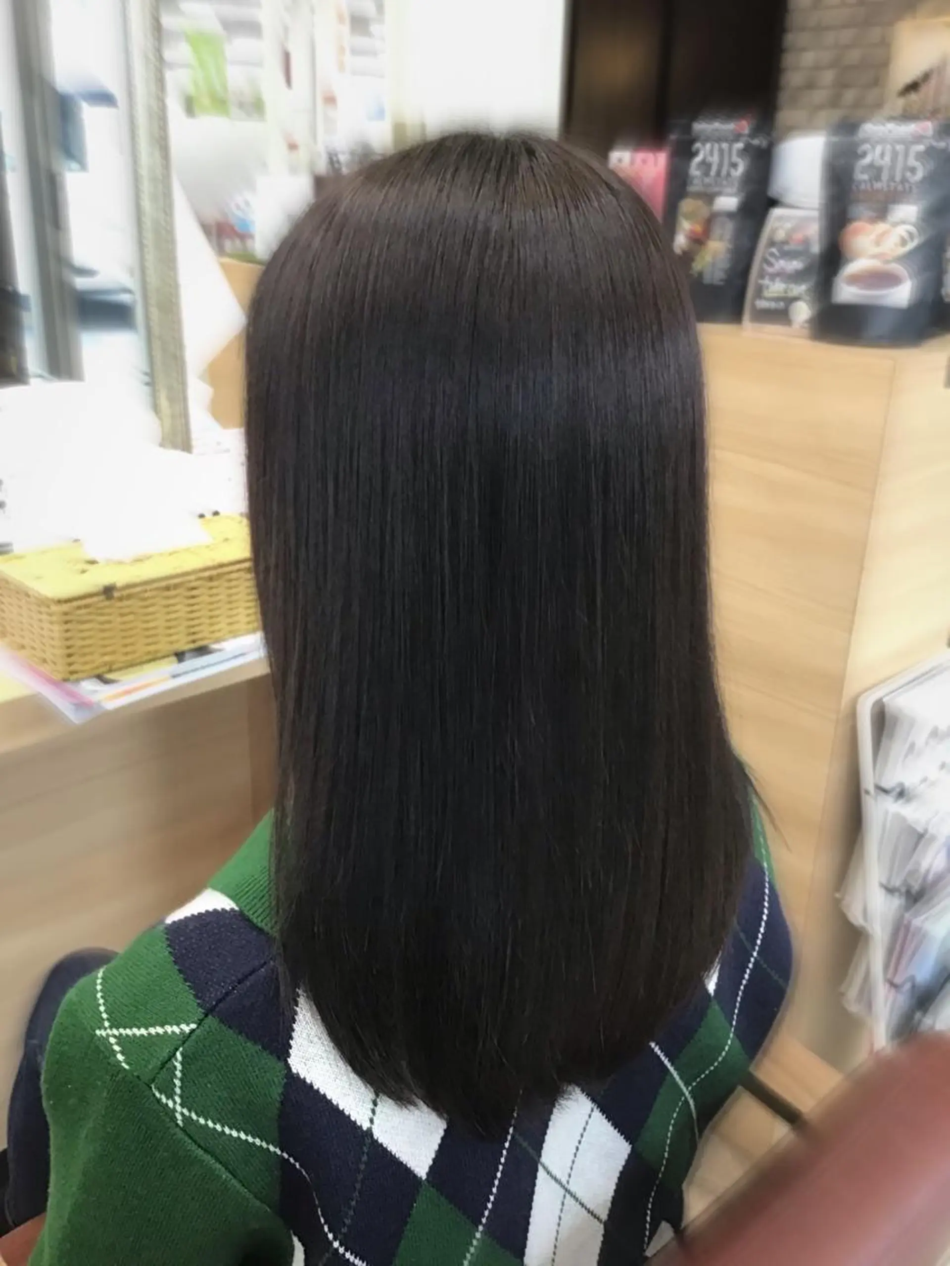 セミロング 髪質改善 トリートメント 工藤 麻知子のヘアスタイル