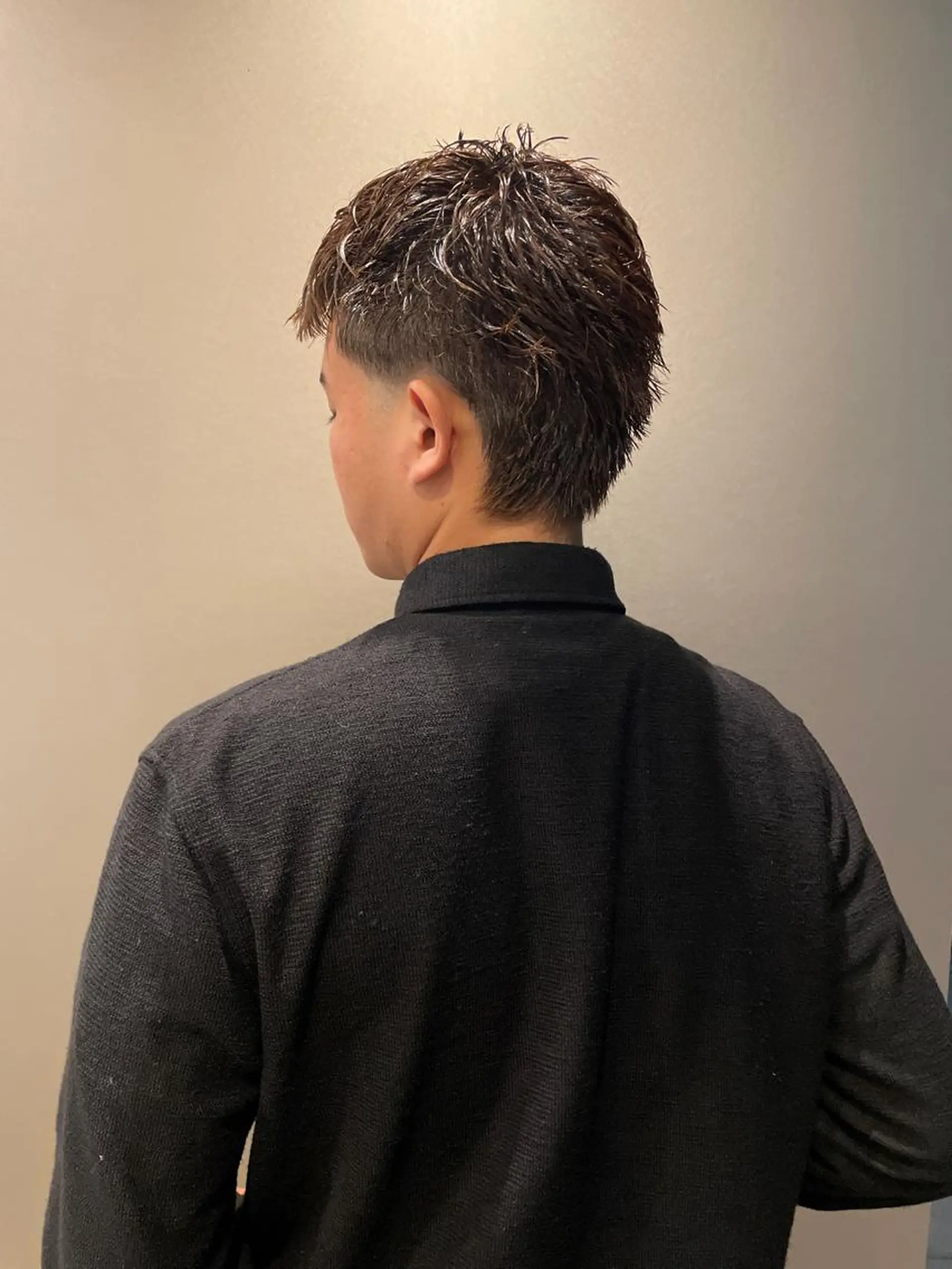 ショート メンズ マレットヘア カット 吉田一輝 外国人パーマのヘアスタイル