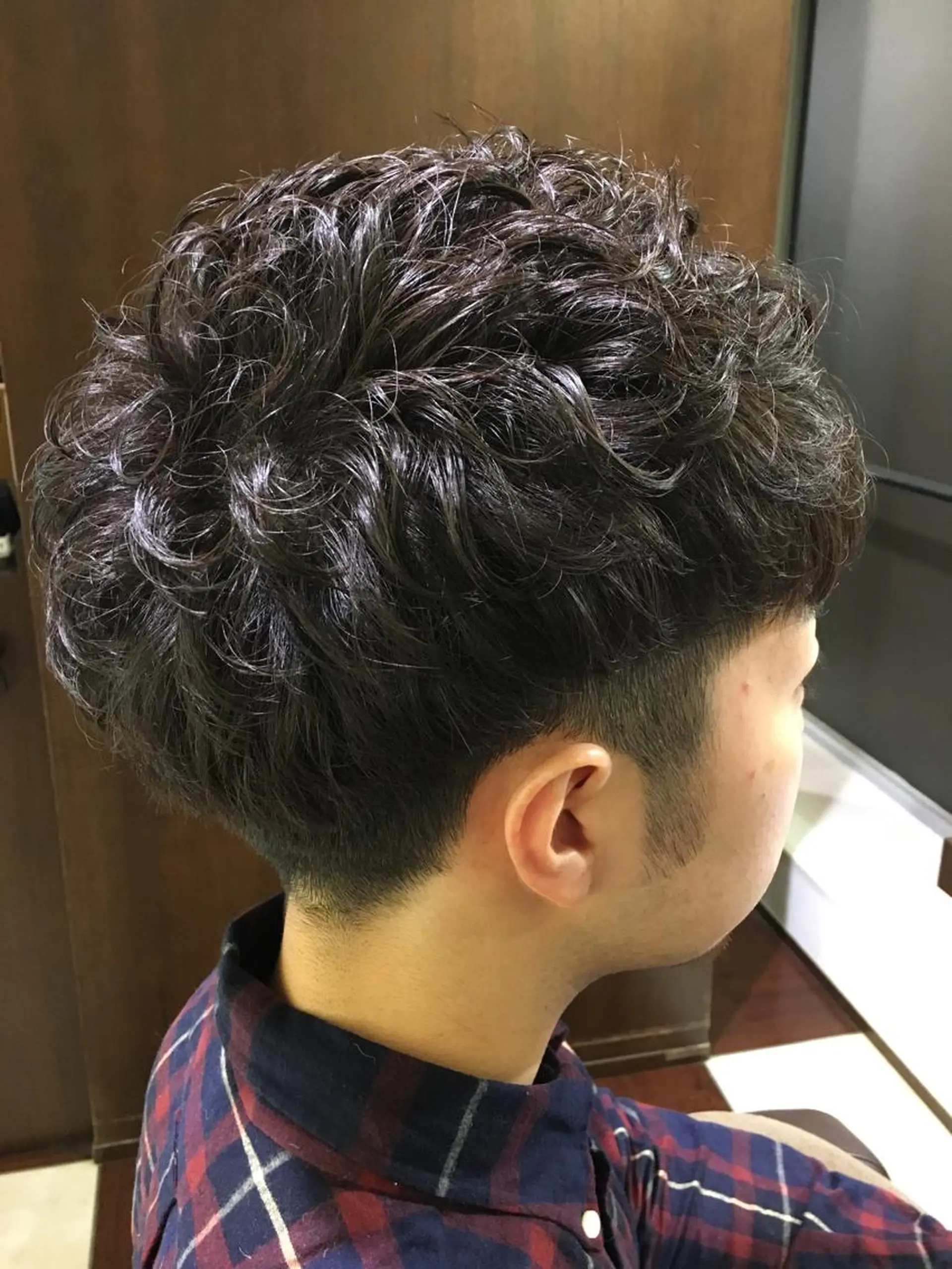パーマ メンズ カット パーマ 伊藤 元気のヘアスタイル