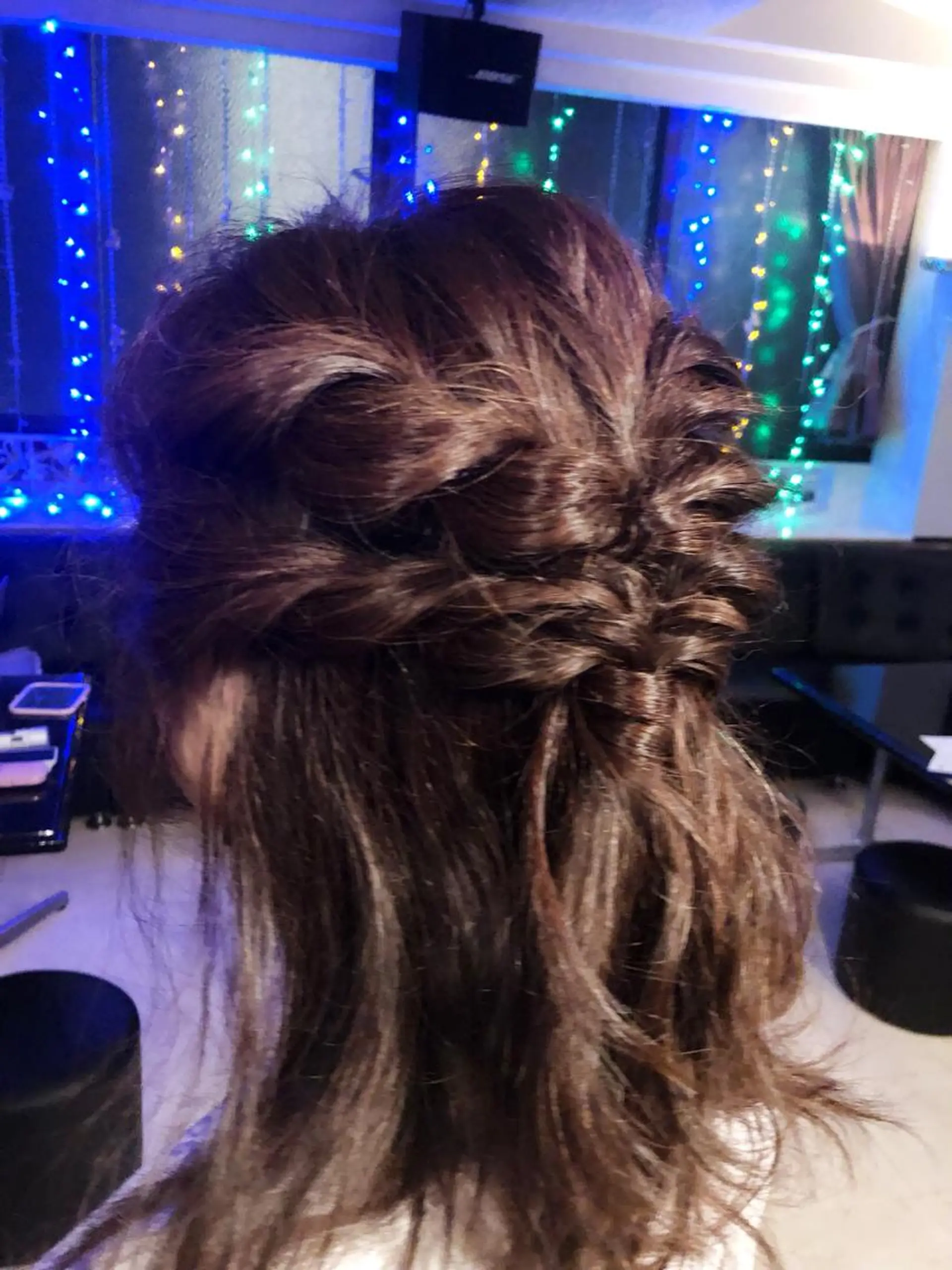 セミロング カラー パーマ ヘアアレンジ メンズ キッズ ネイル マツエク・マツパ 銀河 ティンガーラのヘアスタイル