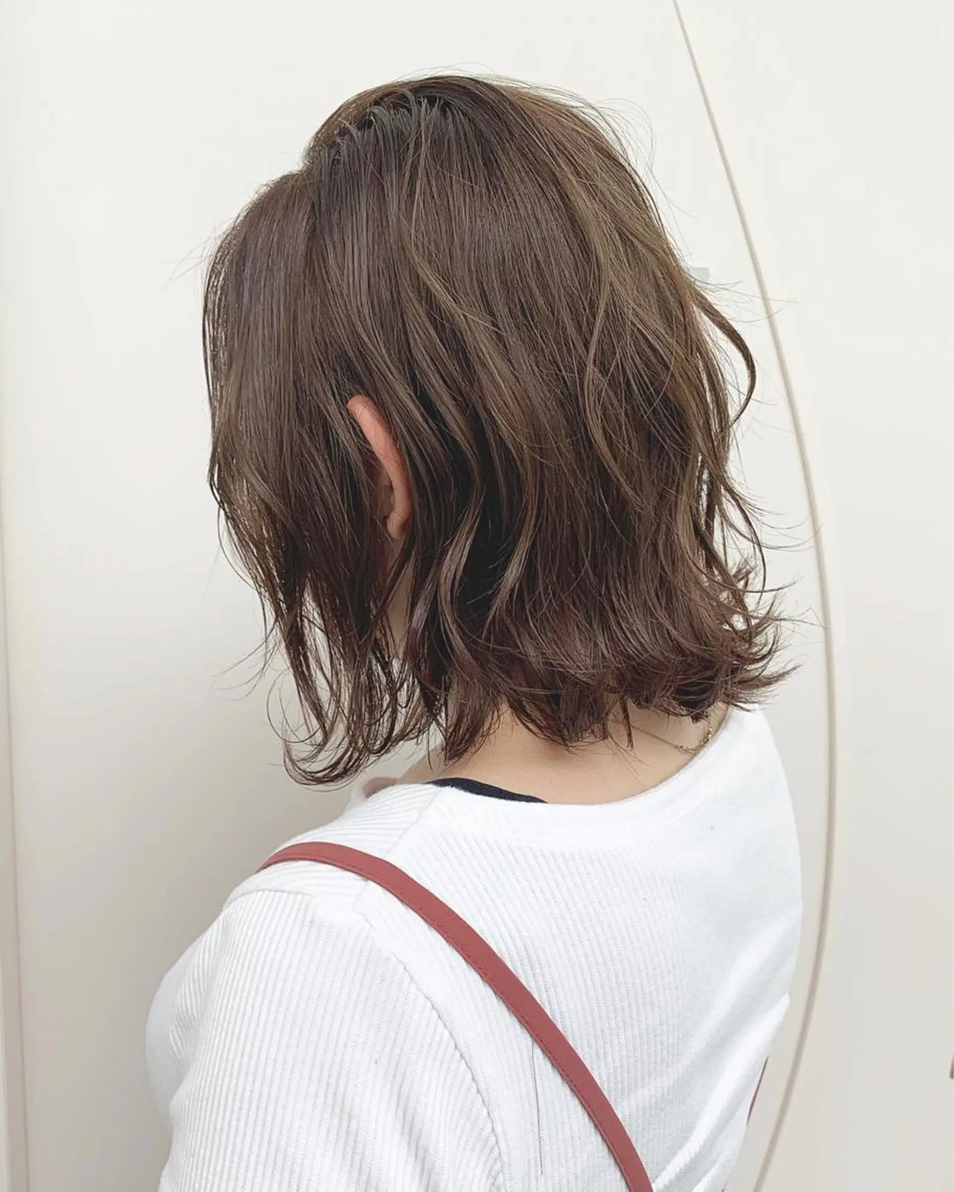 ショート カラー アッシュ アッシュブラウン ブラウンカラー カット ヘアカラー インナーカラー/天神 ブリーチ/吉田のヘアスタイル