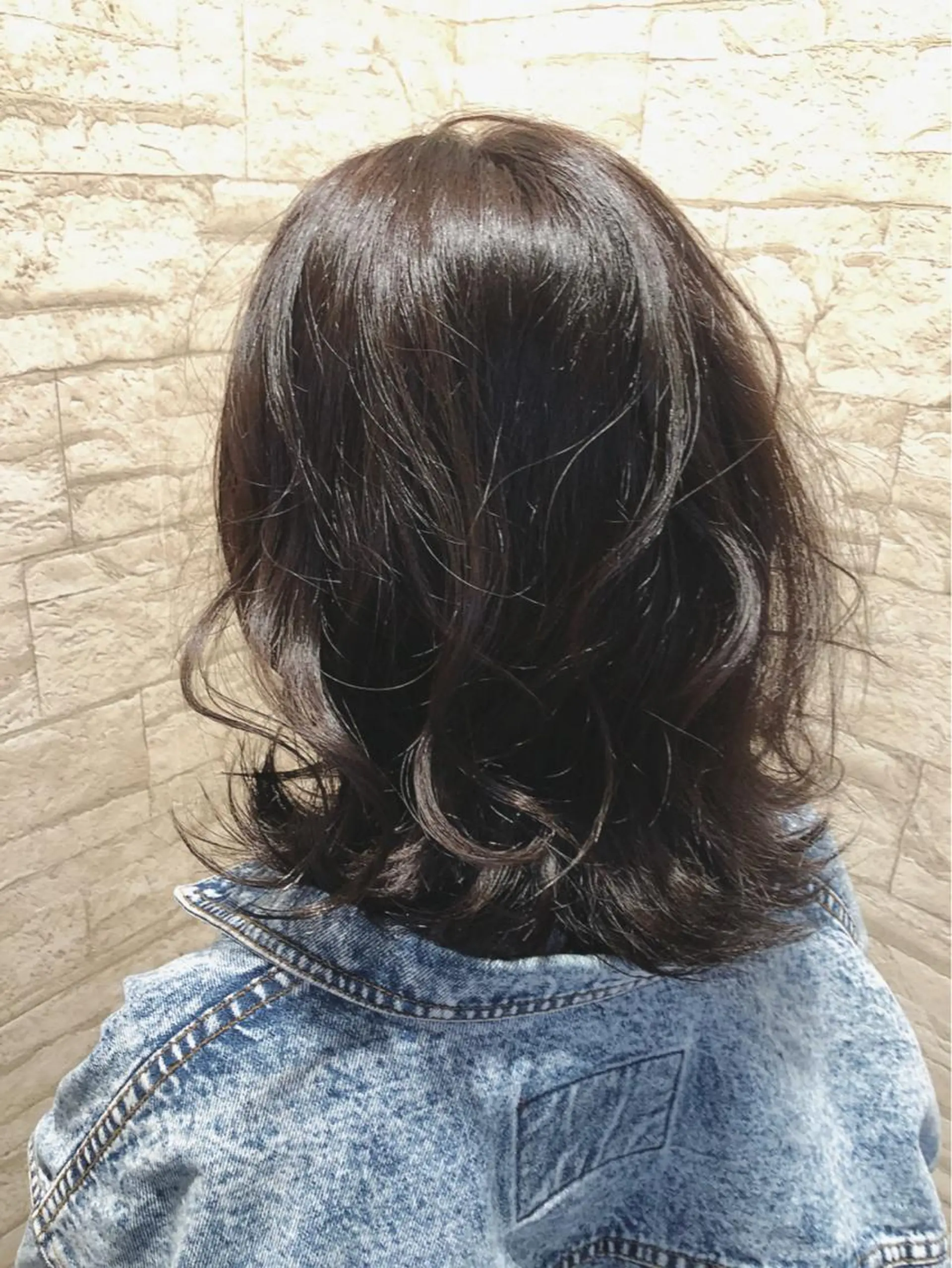 ミディアム カラー ヘアアレンジ アッシュ 久保田 茜のヘアスタイル