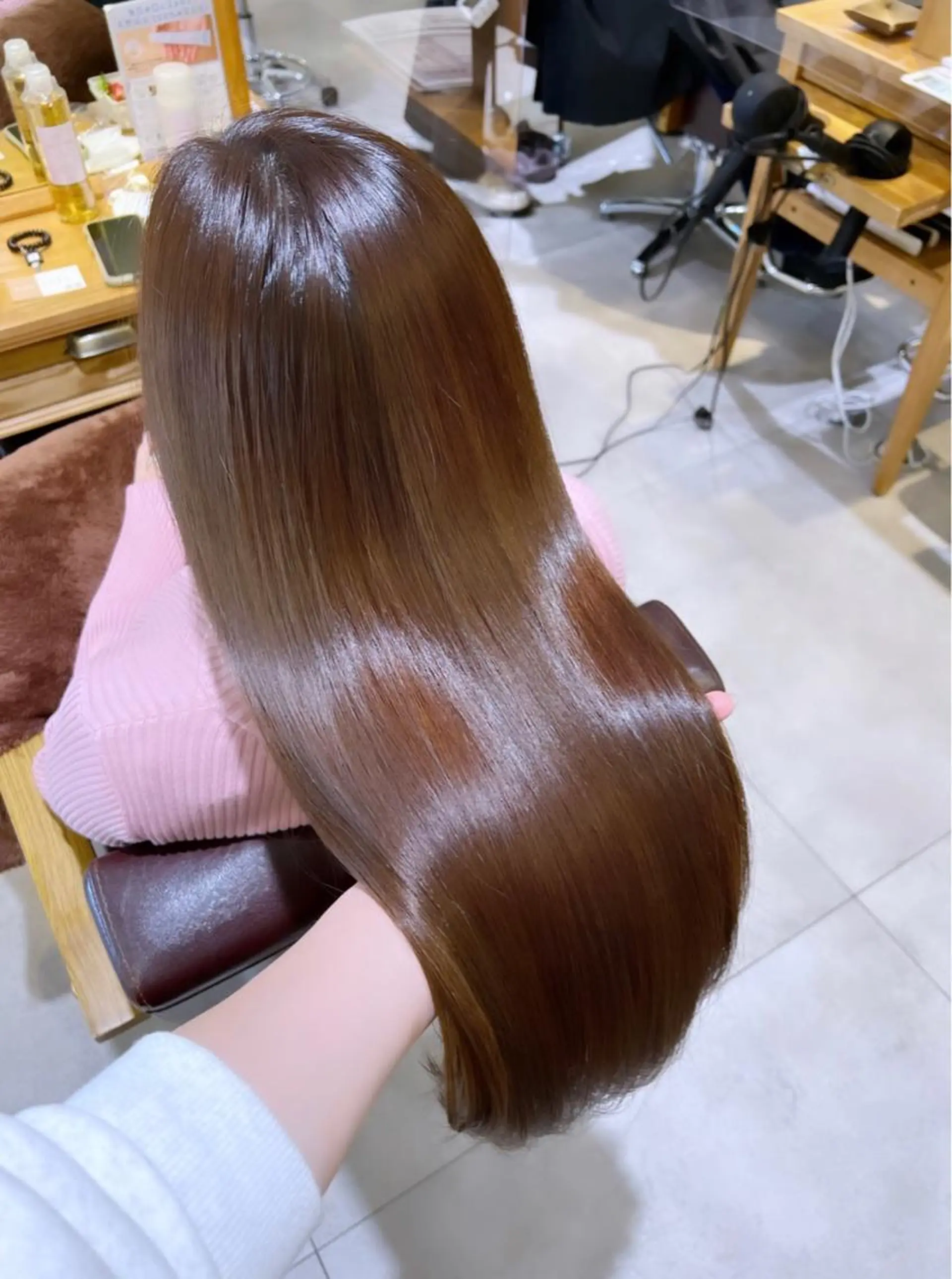 ロング カラー カット トリートメント 韓国ヘア×髪質改善 /yoshikaのヘアスタイル