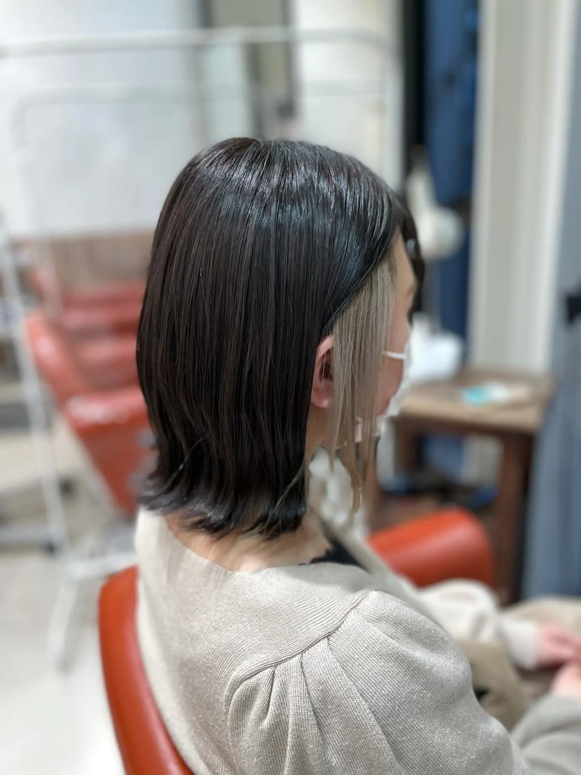 ミディアム カラー 井上 武輝のヘアスタイル