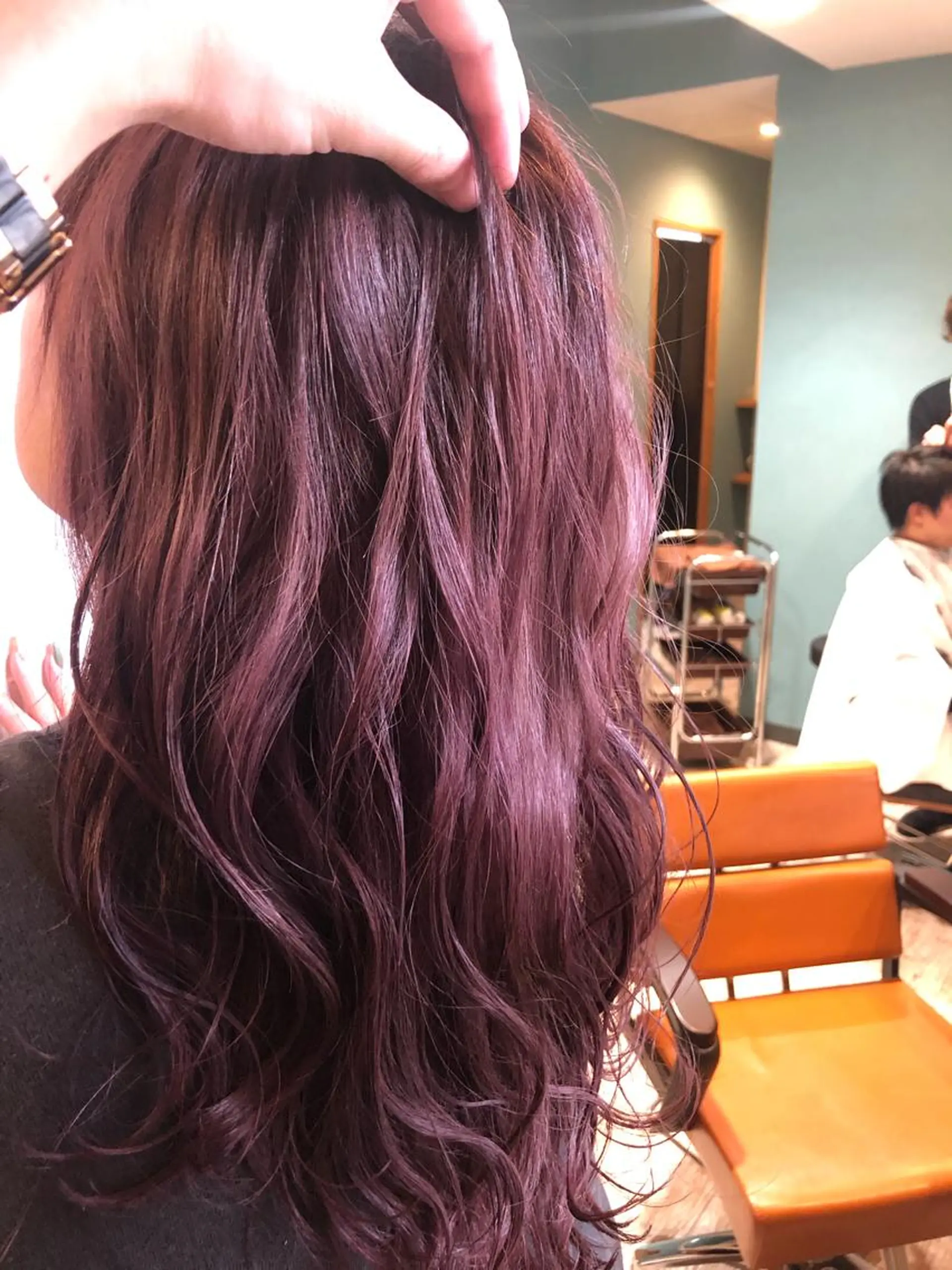 セミロング カラー olino 【オリノ】西田辺のヘアスタイル