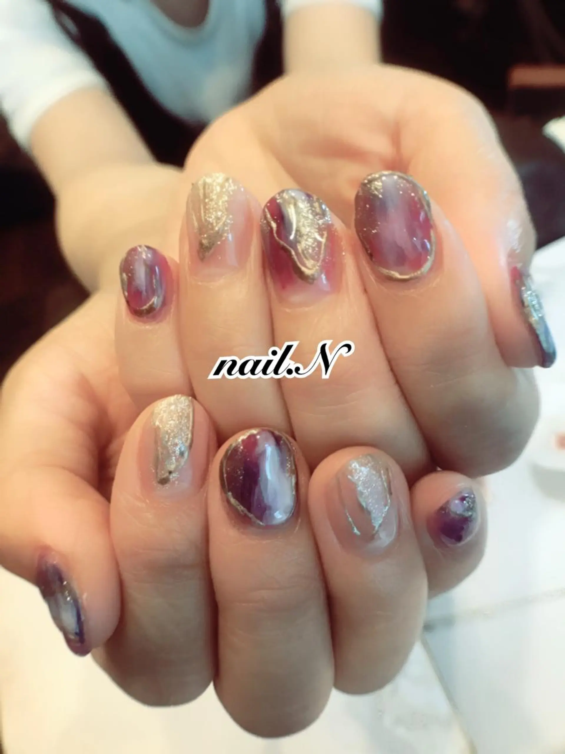 ネイル ニュアンスネイル nail.N所属・斉藤 尚子のネイルデザイン