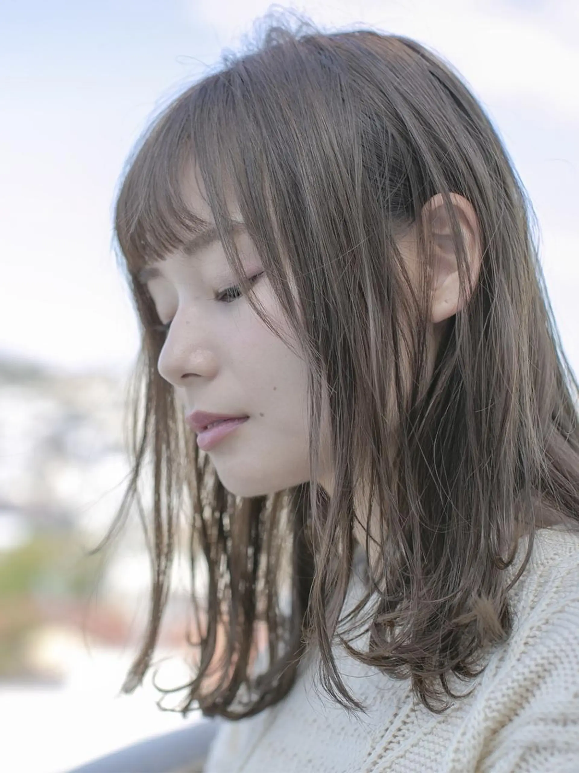 ミディアム パーマ 倉橋 俊輔のヘアスタイル