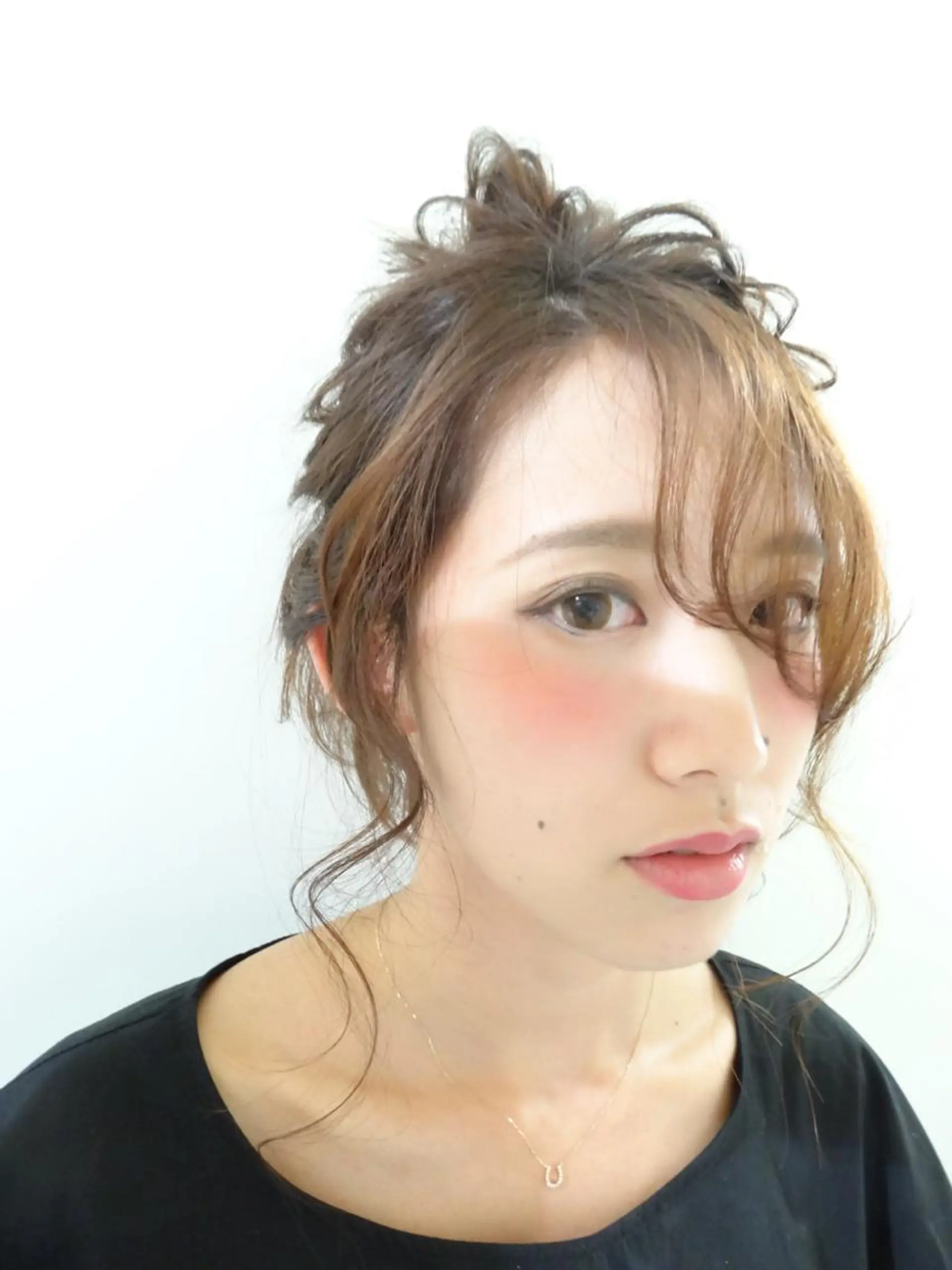 セミロング ヘアアレンジ _WHITE高槻所属・_WHITE高槻店 yusukeのヘアスタイル