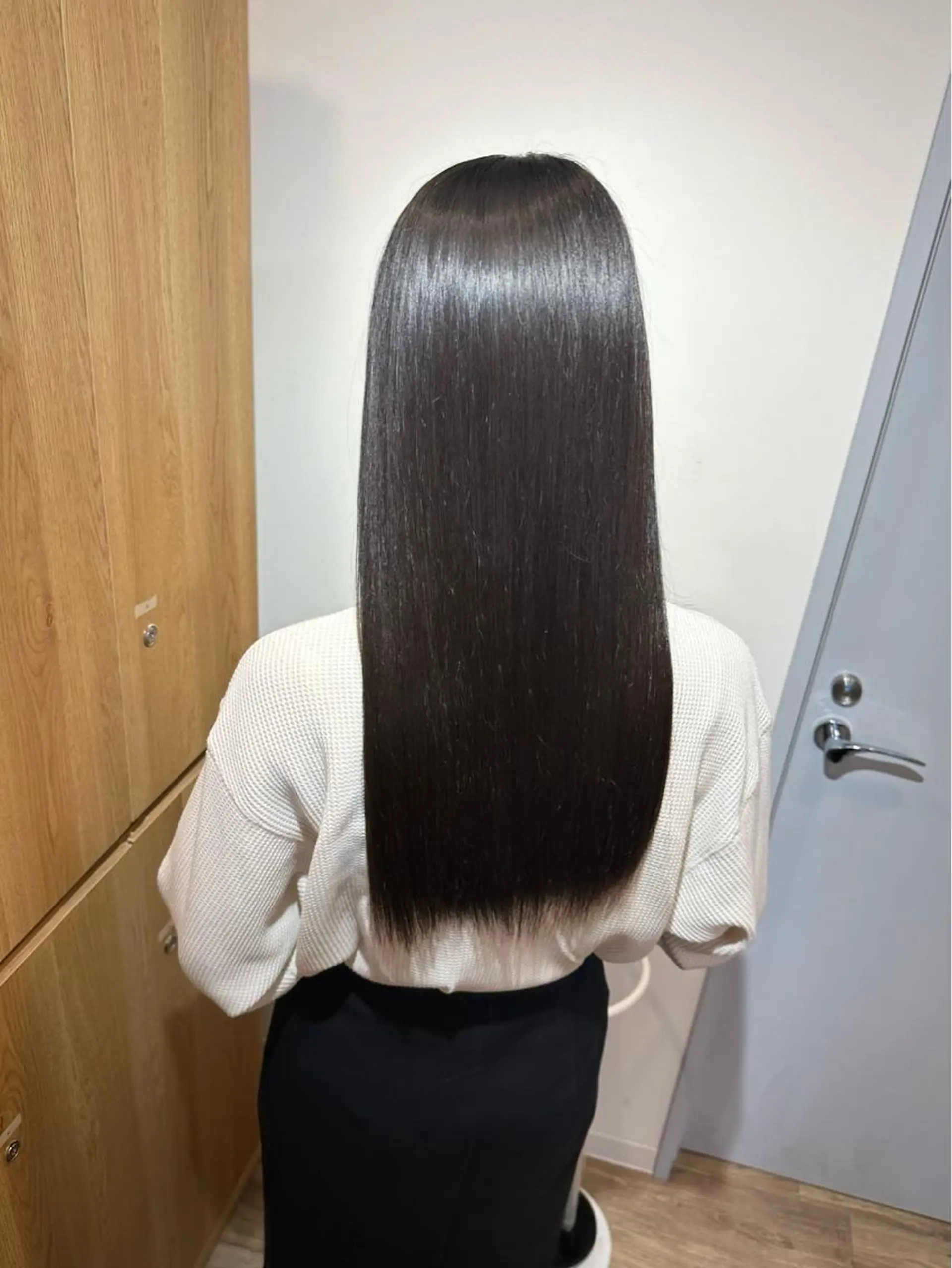 ロング ボブ ハイライト 髪質改善 山下 祐輝のヘアスタイル