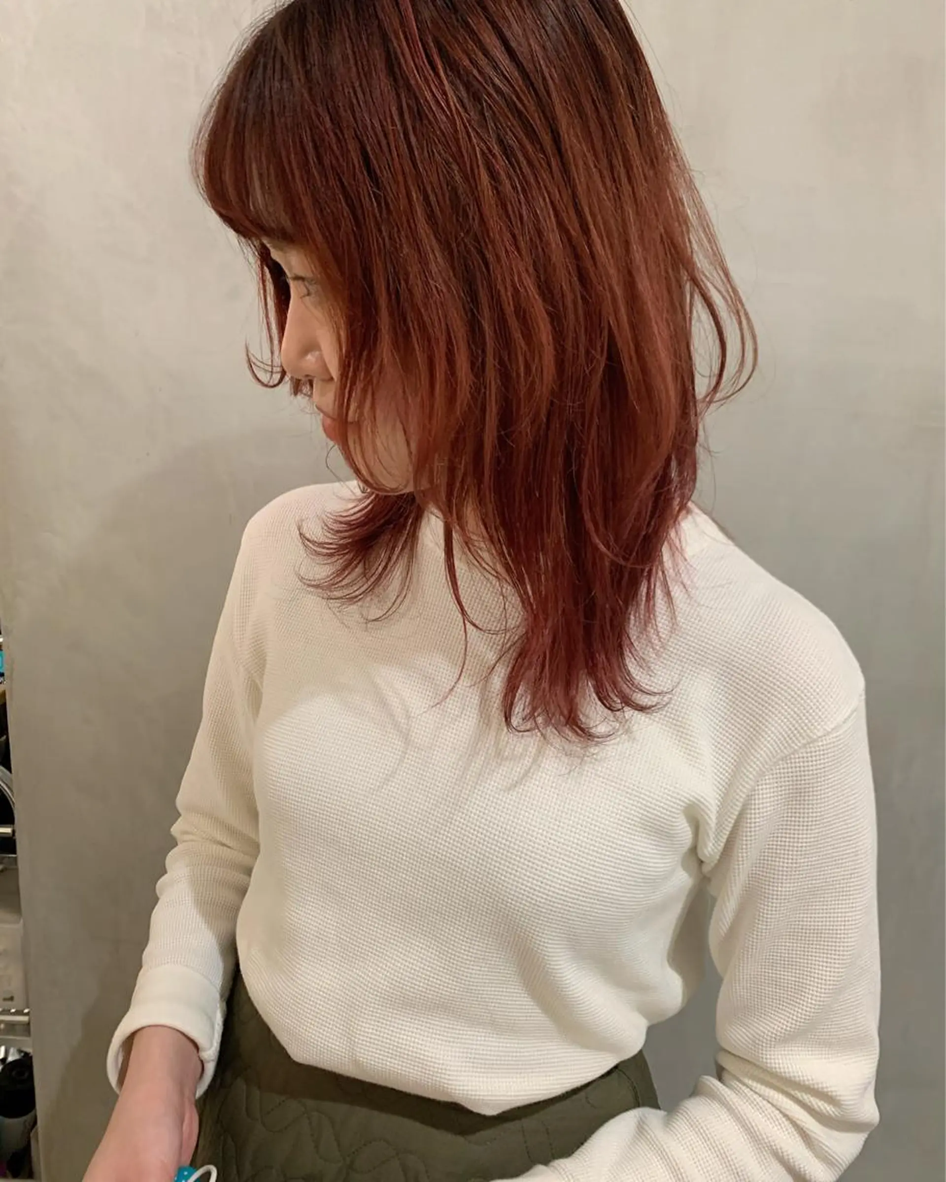 セミロング カラー ヘアカラー トリートメント アンニュイヘア🪽 ayumiのヘアスタイル