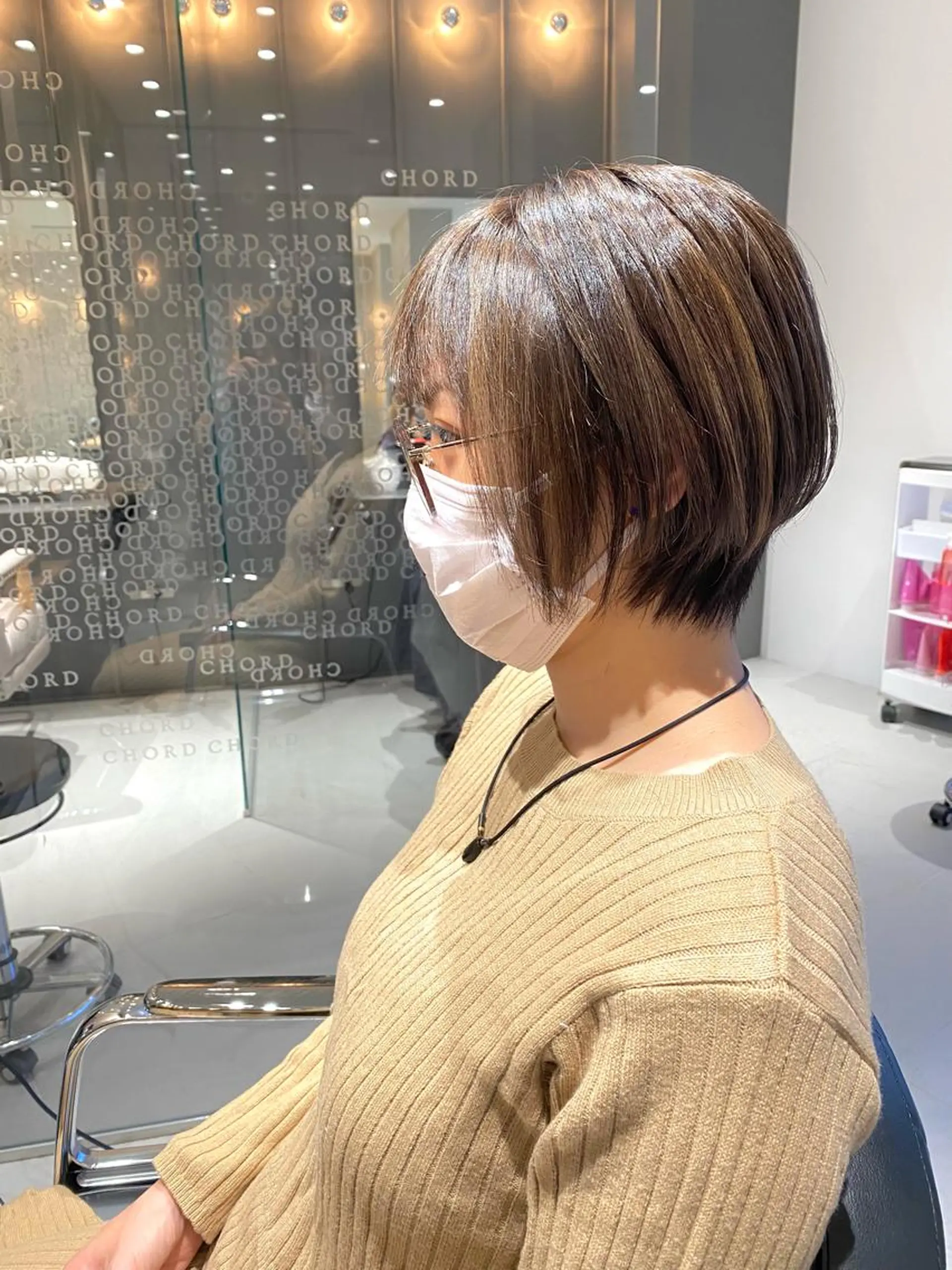 ショート カラー ショートヘア カット ヘアカラー トリートメント 谷合 貴志のヘアスタイル