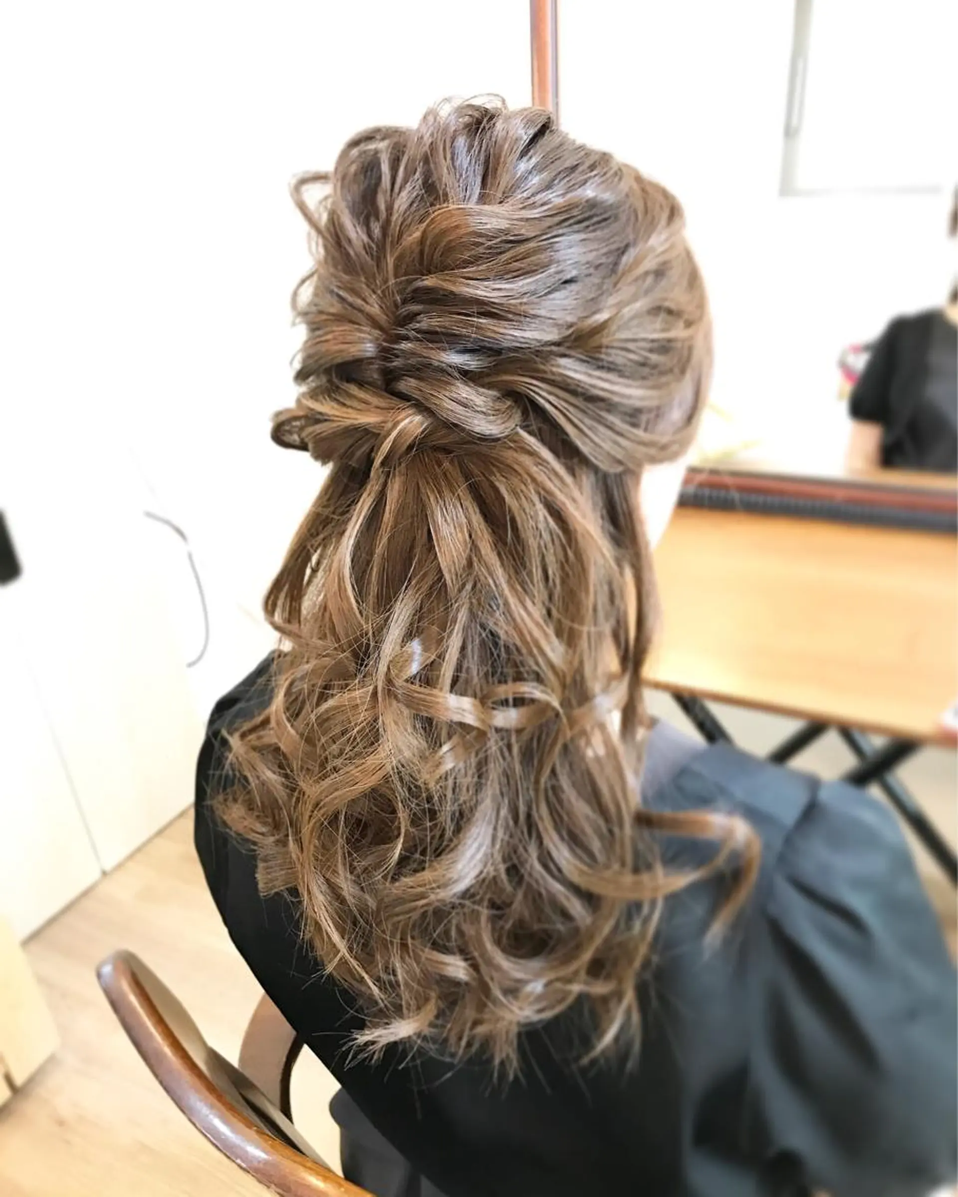 セミロング ヘアアレンジ ヘアメ/着付け 清水玲歌のヘアスタイル