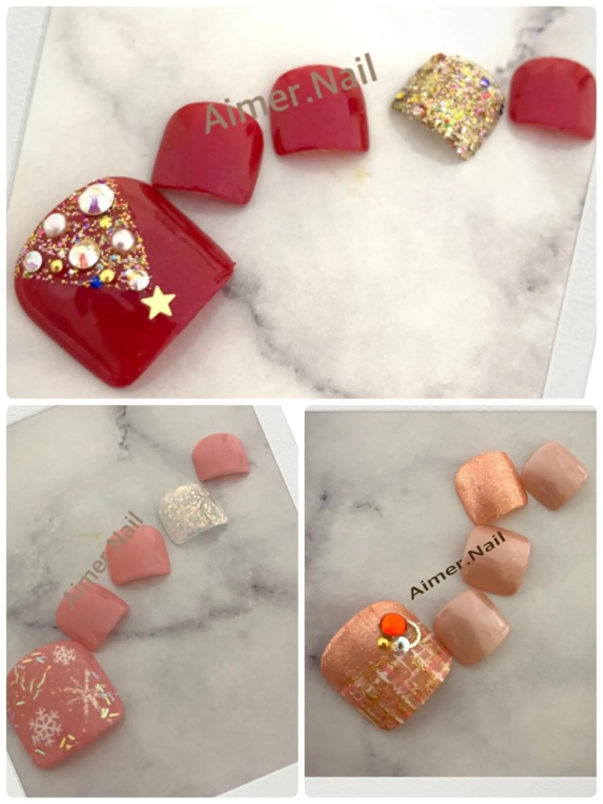 ネイル フットネイル フットネイル Aimer. Nailのネイルデザイン