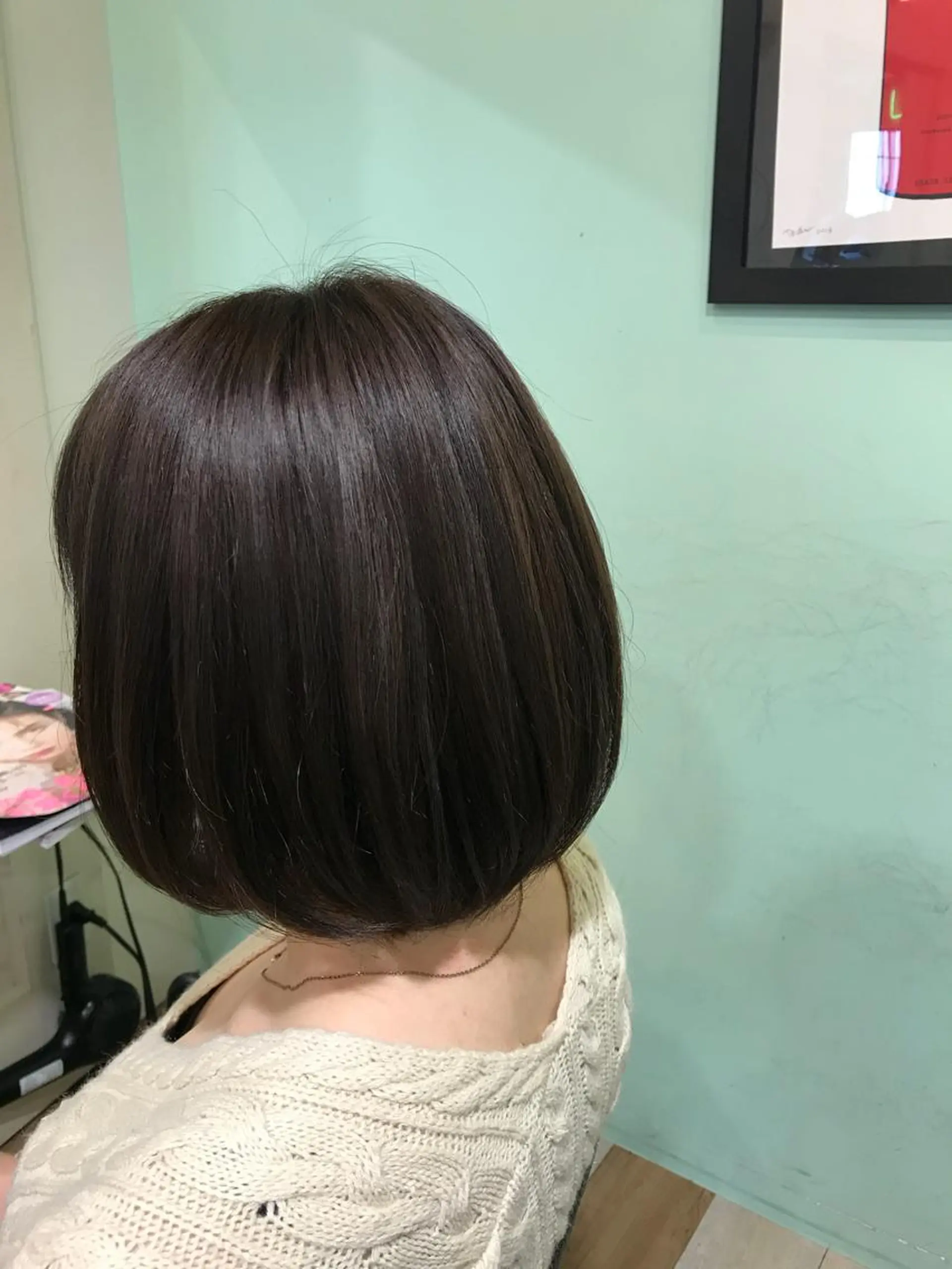 ショート ボブ AUBEHAIRpeony所属・山形酸性ストレート 古川✂︎のヘアスタイル