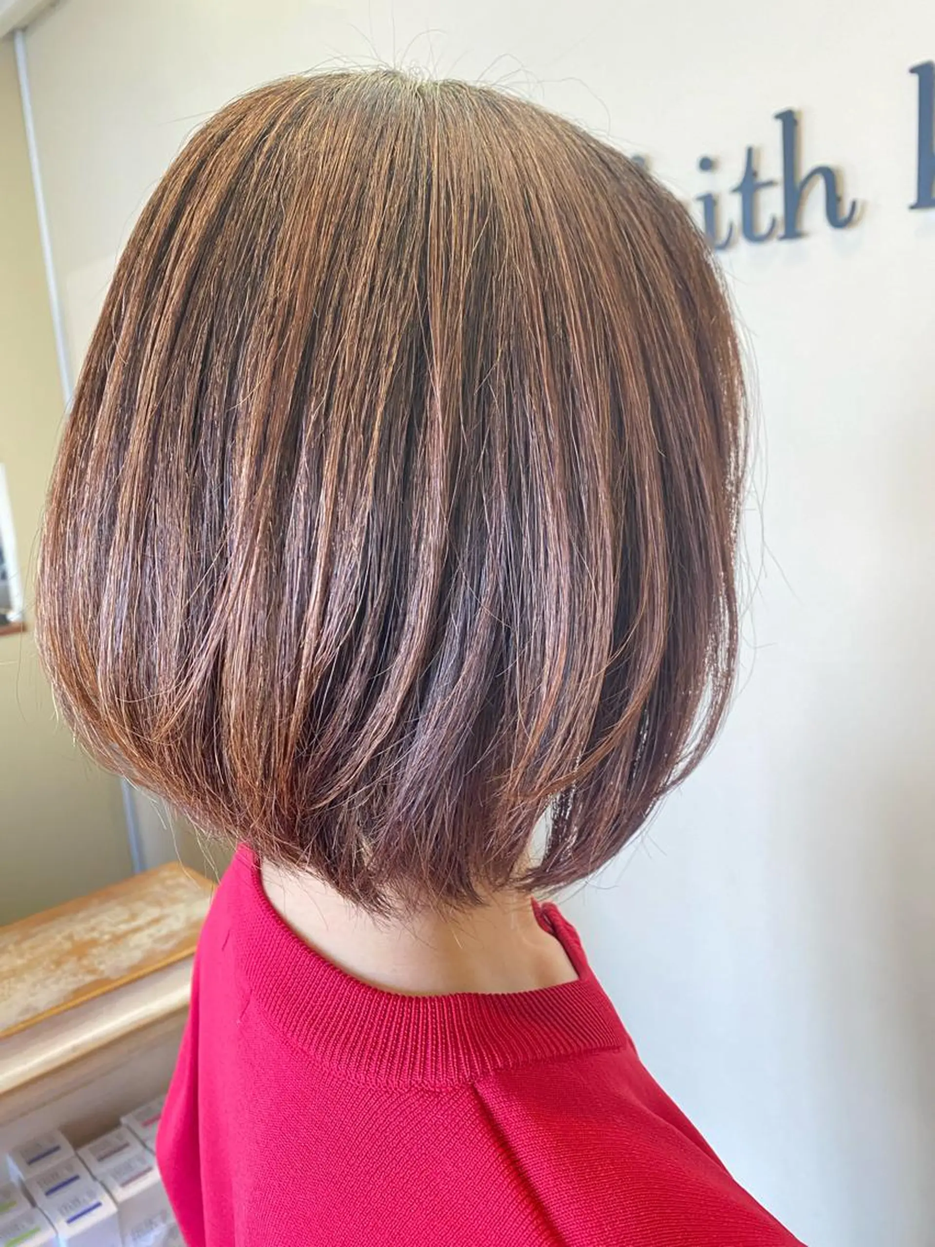 ミディアム ボブ 🐰中村 優樹🤍のヘアスタイル