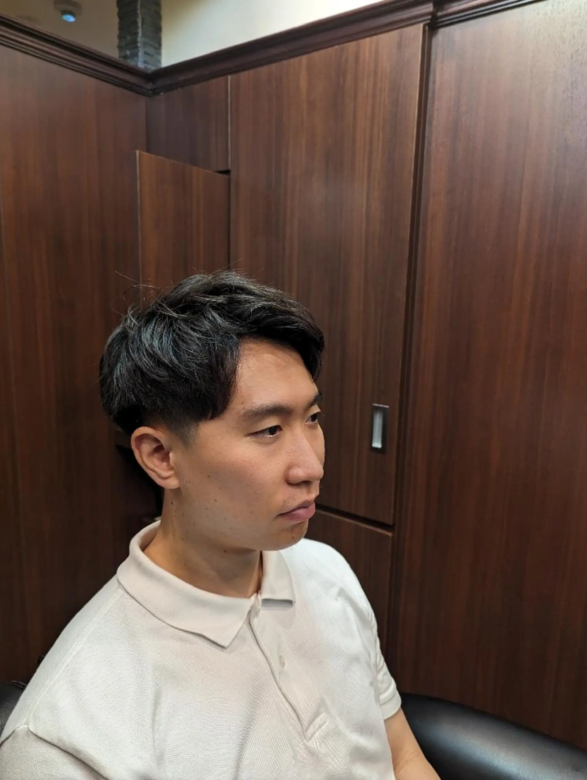 ショート メンズ 七三 ヒロ銀座所属・横須賀和也 ヒロ銀座一丁目のヘアスタイル