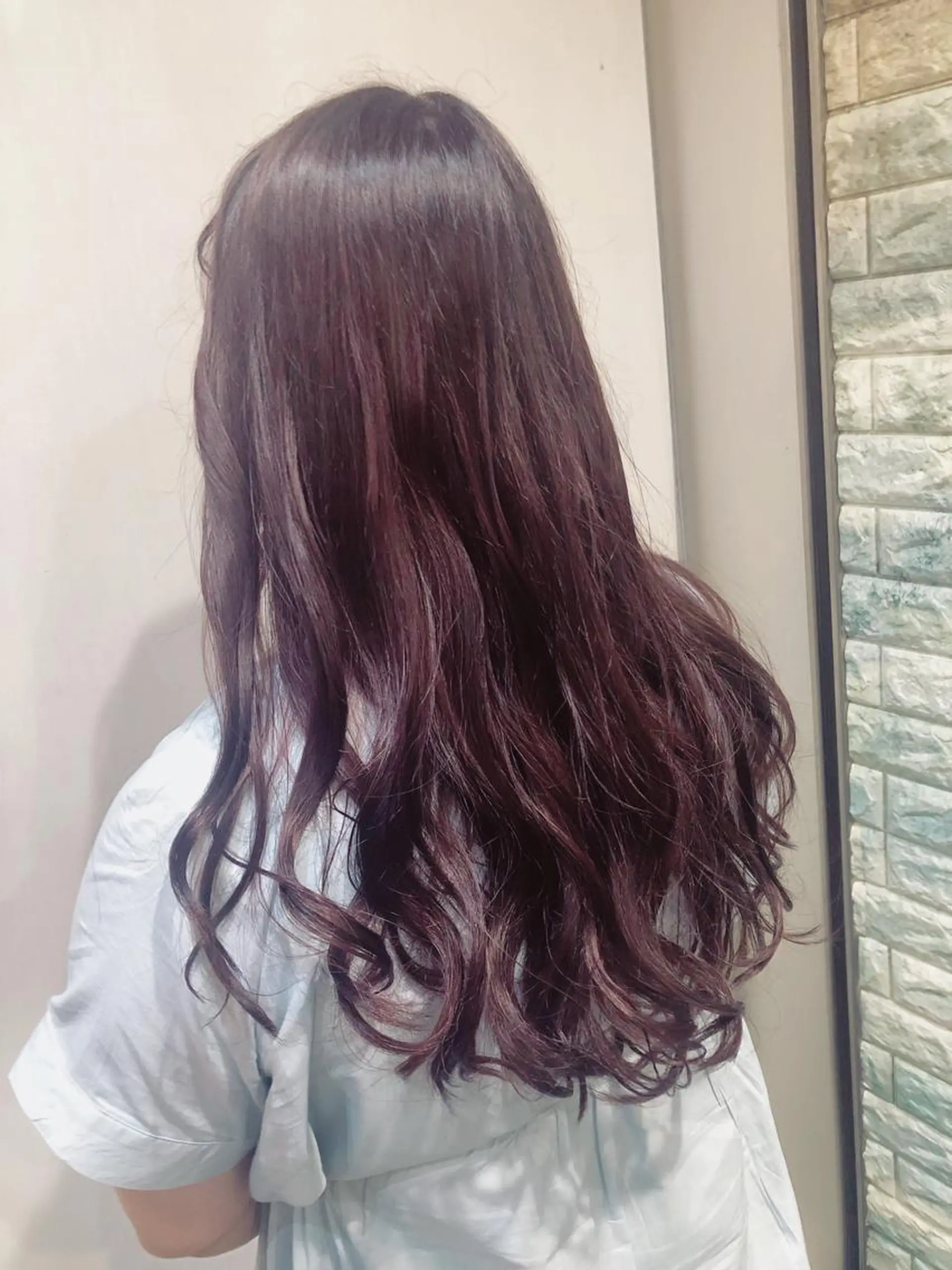 ロング カラー ブリーチ ラベンダーカラー ラベンダーピンク ピンクカラー 艶髪モテヘア ♡tomimaのヘアスタイル
