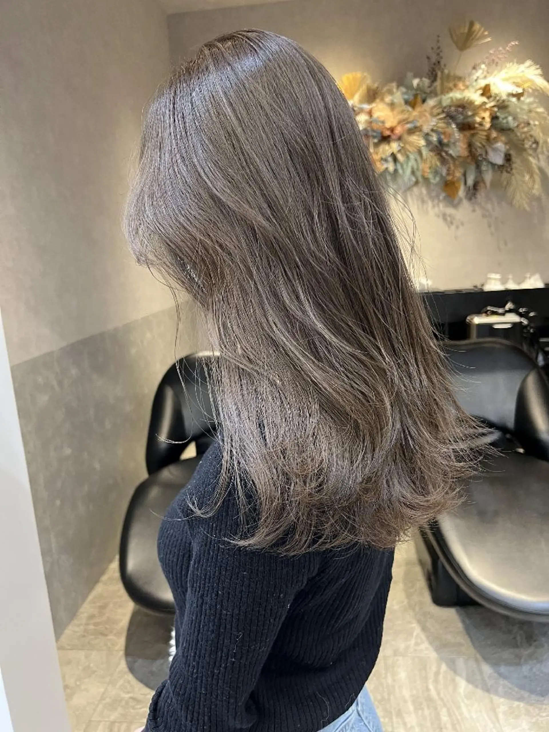 ロング カラー ロンド　ウル所属・レイヤー/縮毛矯正⭐ 特化美容師のヘアスタイル