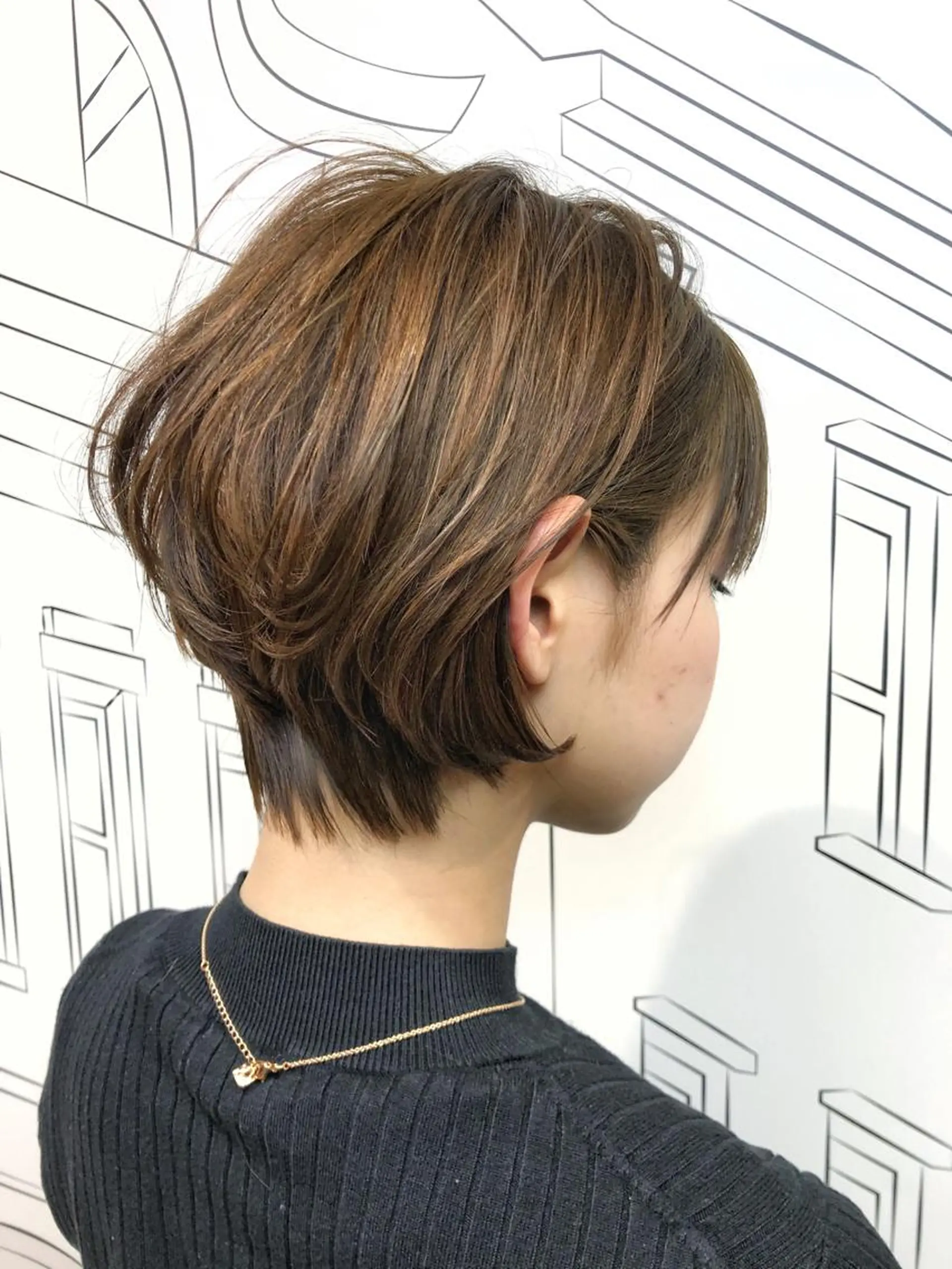 ショート ハンサムショート ショートヘア レイヤー⭐️カラー ⭐️平川雅史のヘアスタイル