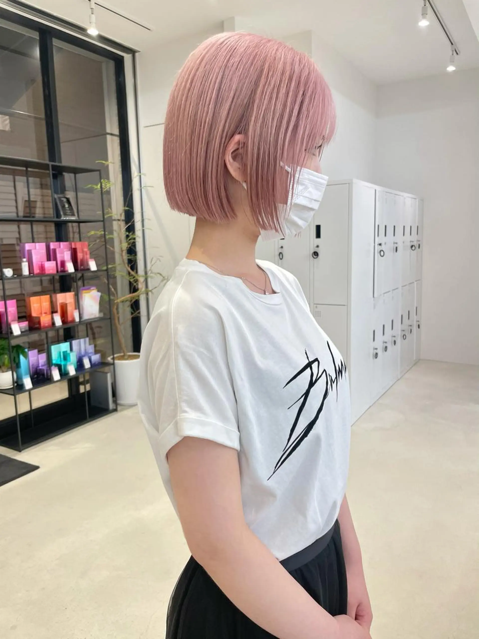 ショート カラー GO TODAY SHAiRE SALON 梅田NU茶屋町店所属・今村彩巴 ボブ/ストレートのヘアスタイル