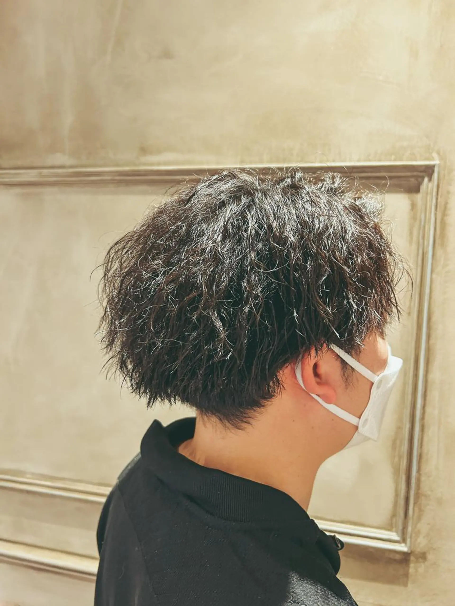 ショート パーマ メンズ Lilly所属・成田 智彩のヘアスタイル