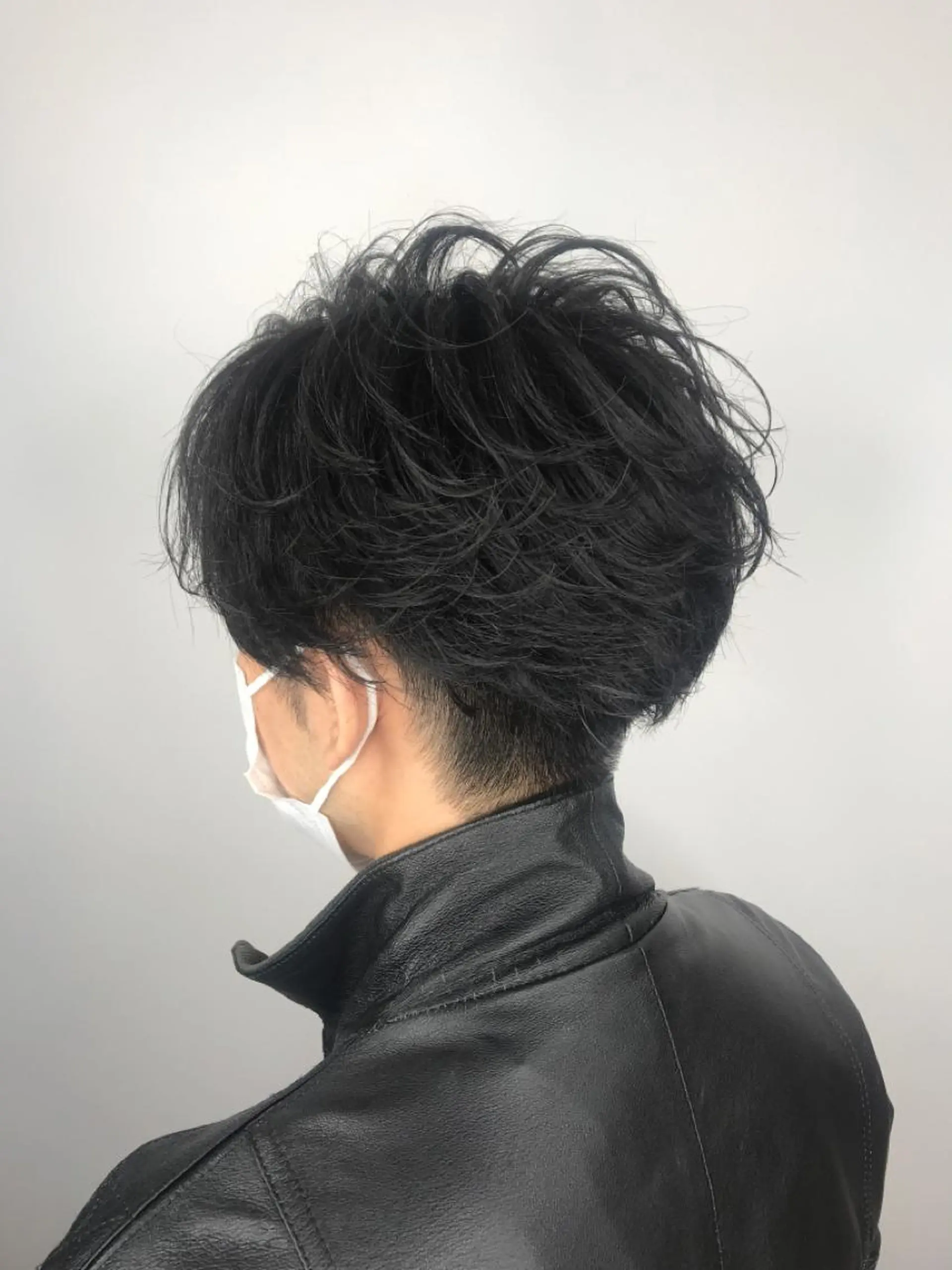 パーマ メンズ 町野 朝哉のヘアスタイル