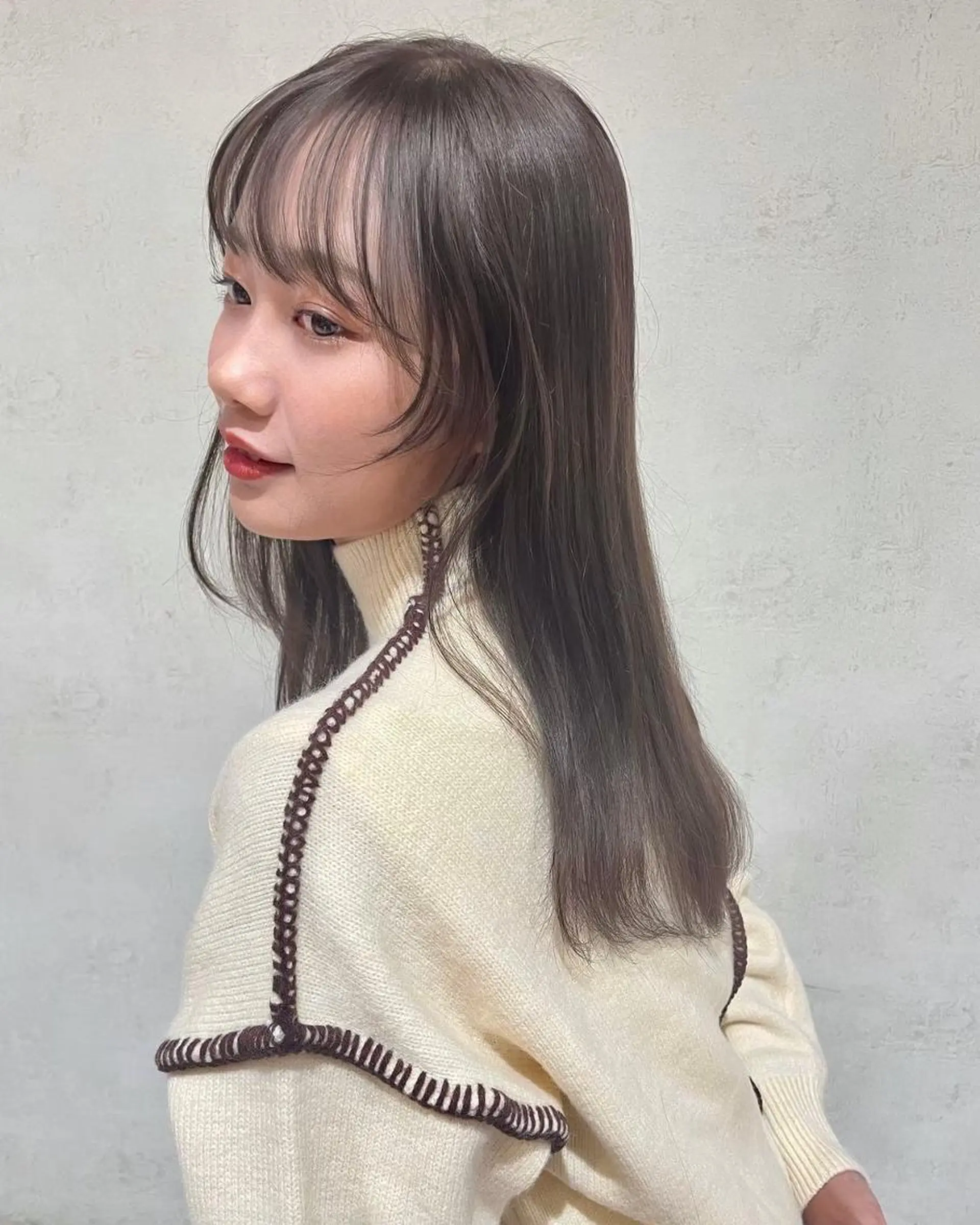 カラー アッシュ ベージュカラー 透明感カラー グレージュ hiyoka🐈‍⬛ ◎暖色カラー🥀のヘアスタイル