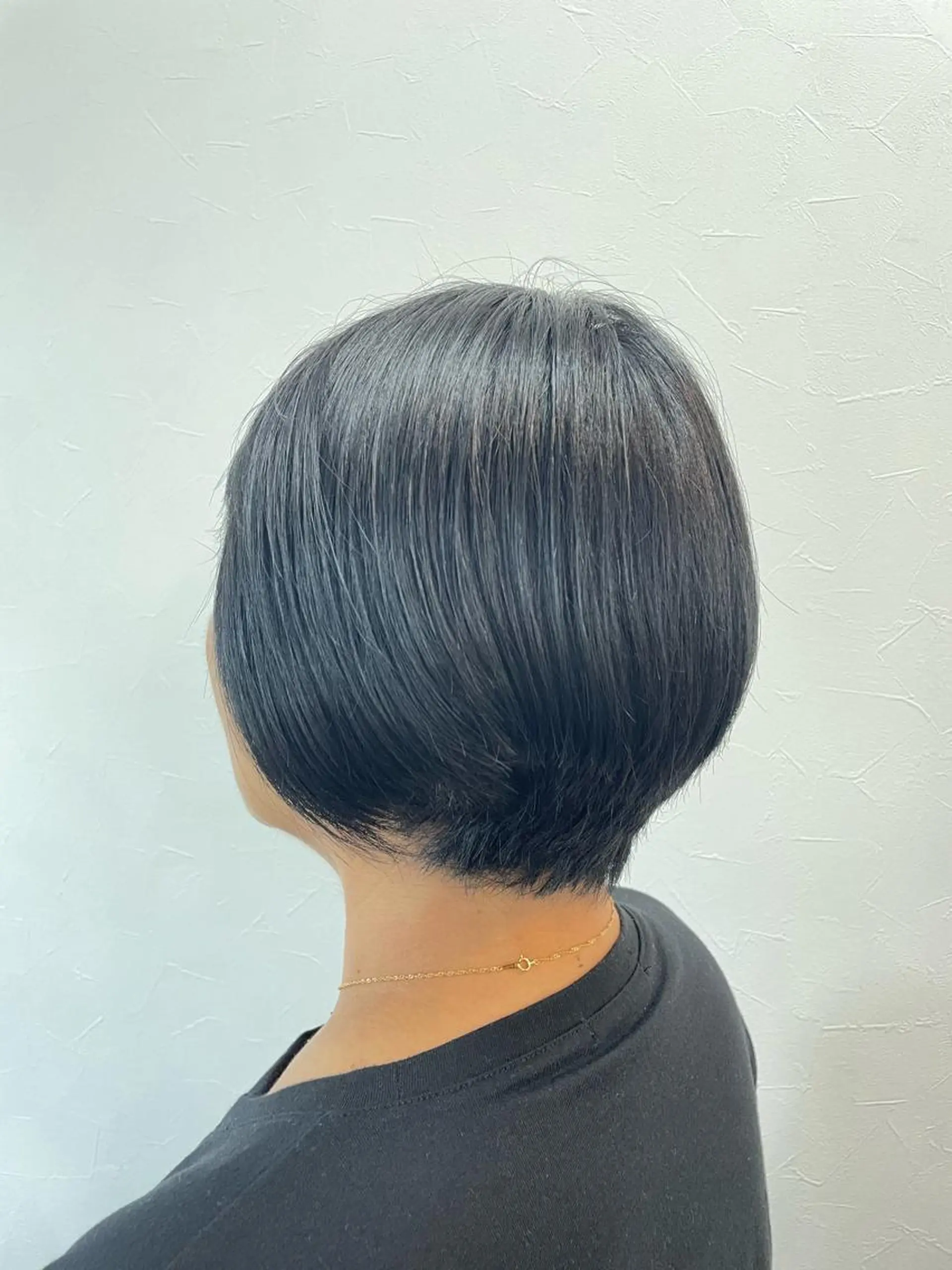 カラー 黒髪 ブルーカラー ブルーブラック 透明感カラー ヘアカラー 小顔似合わせカット ┊︎*AYANO*のヘアスタイル