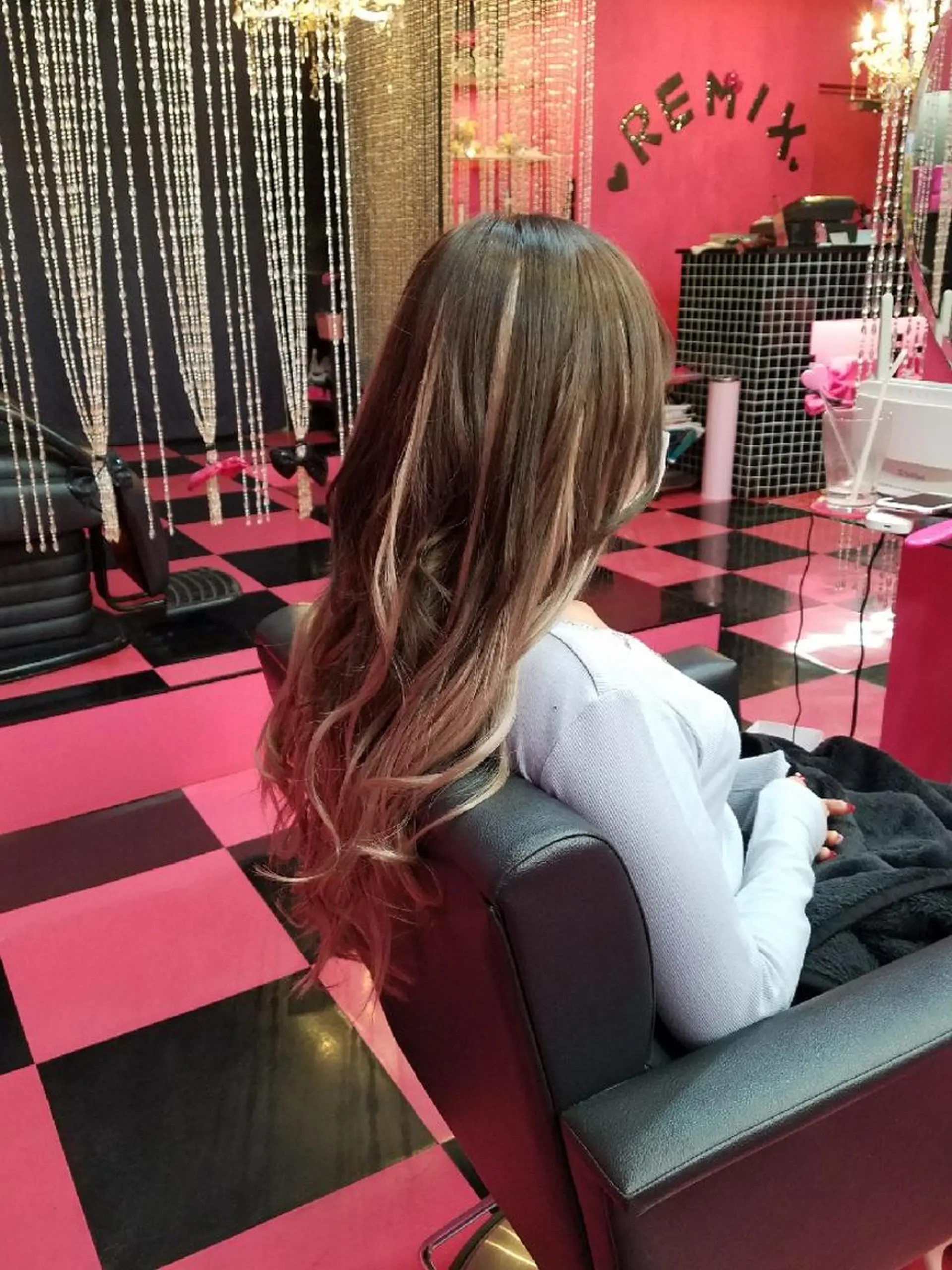 ロング カラー シールエクステ エクステ REMIX　by　  Love　hairのヘアスタイル