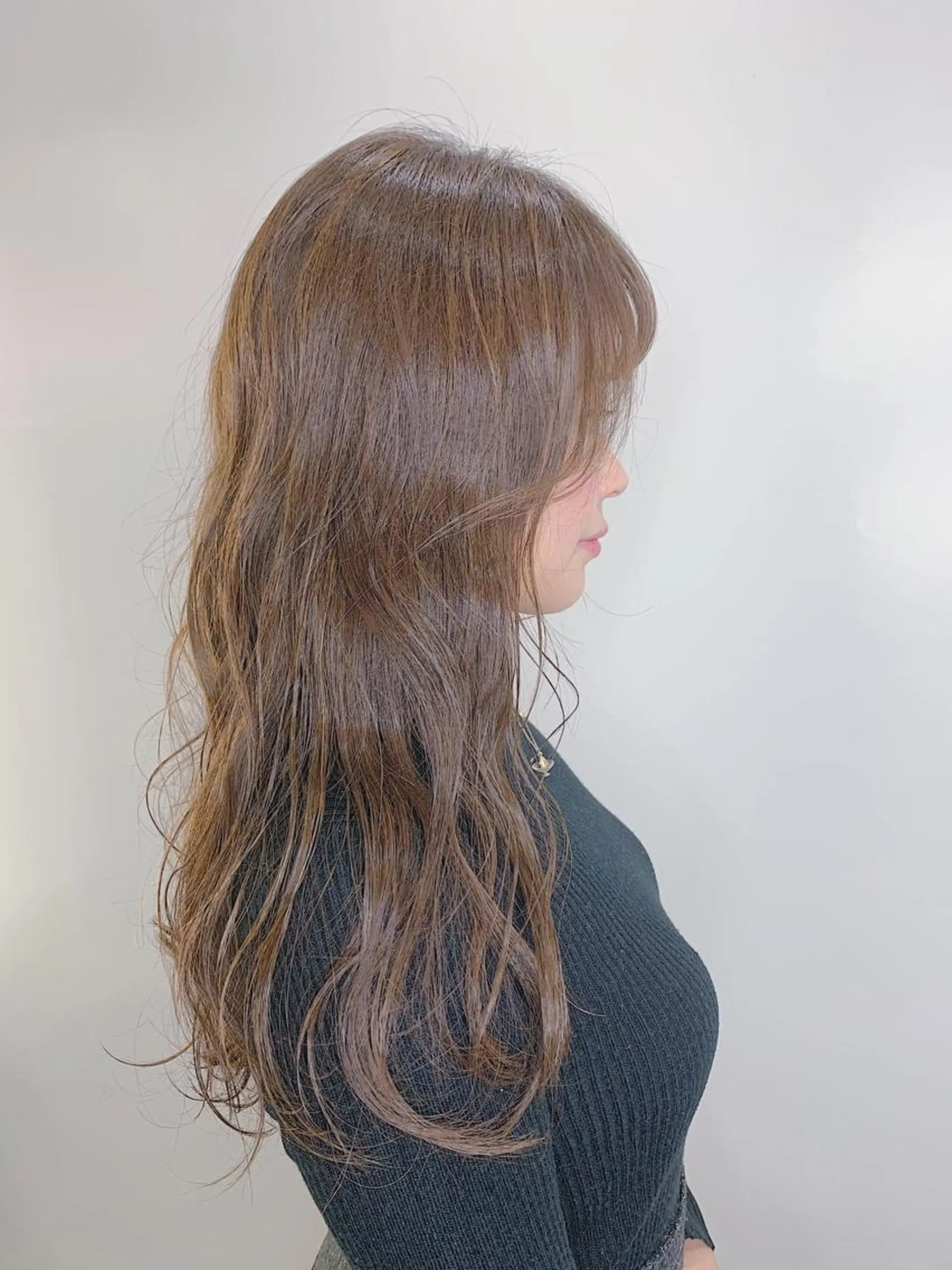 ロング カラー ヘアアレンジ アディクシーカラー ベージュカラー グレージュ ハイライトカラー イルミナカラー レイヤーカット/艶髪 🎀笠原 優花🎀のヘアスタイル