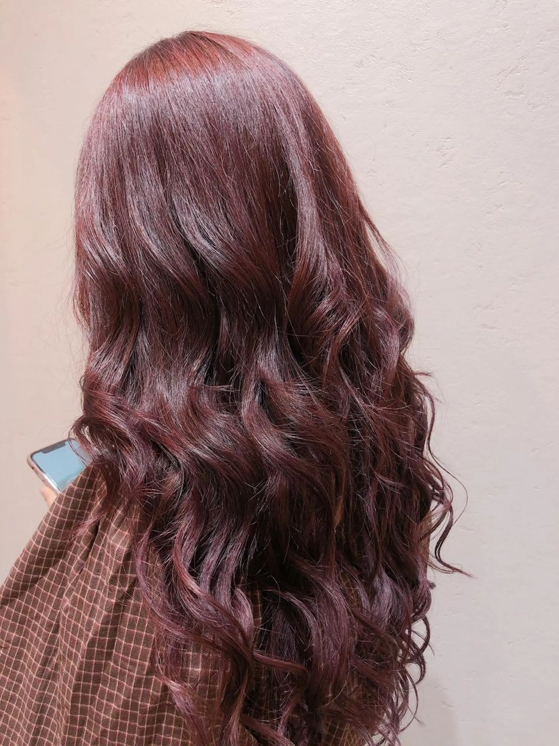 ロング ヘアカラー トリートメント 齋藤 結愛のヘアスタイル