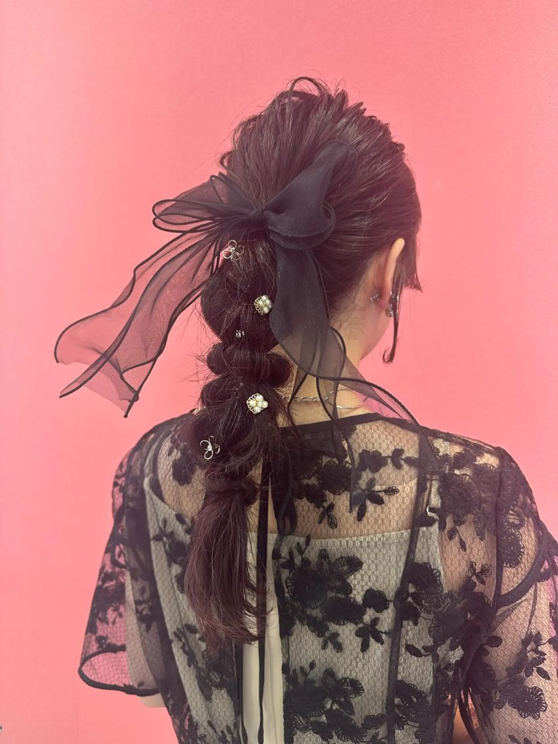 ロング 💘韓国カラー💘 クルミのヘアスタイル