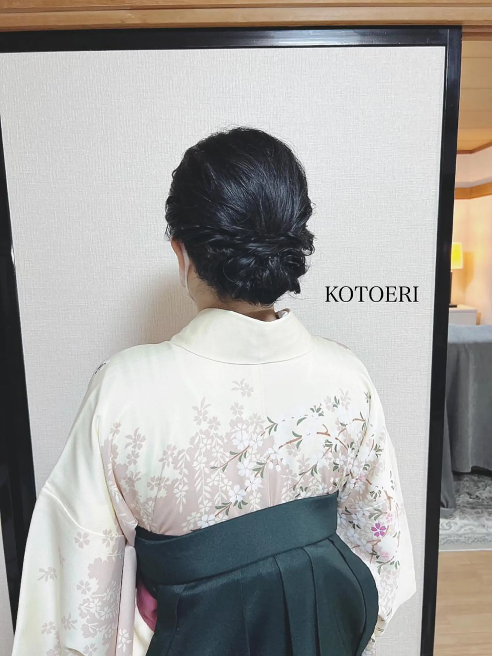 ロング ヘアアレンジ 卒業式のヘアスタイル ヘアセット 小林 千恵のヘアスタイル