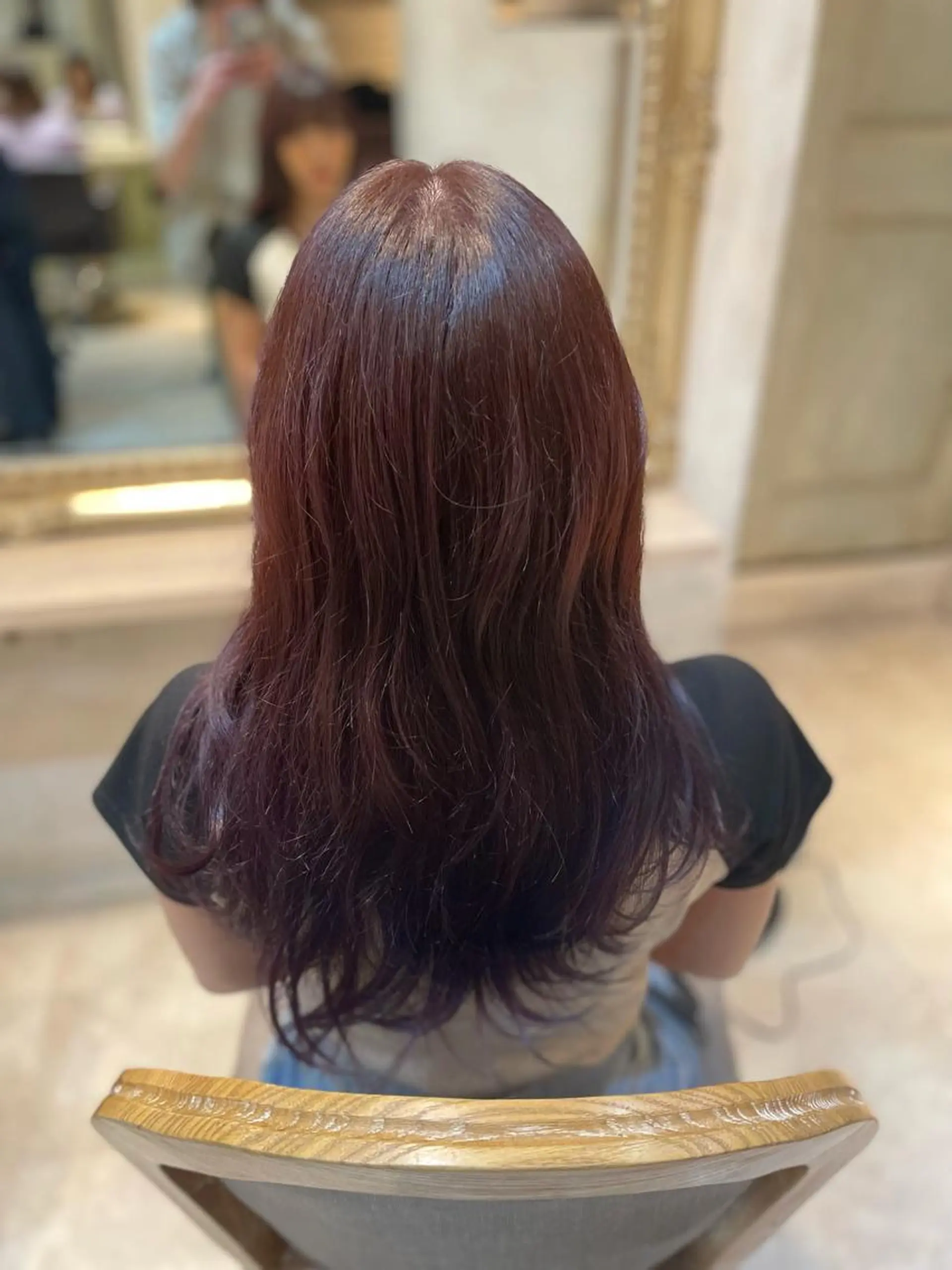 ロング 髪質改善 トリートメント カラー✨縮毛矯正✨ ハギワラケンタのヘアスタイル