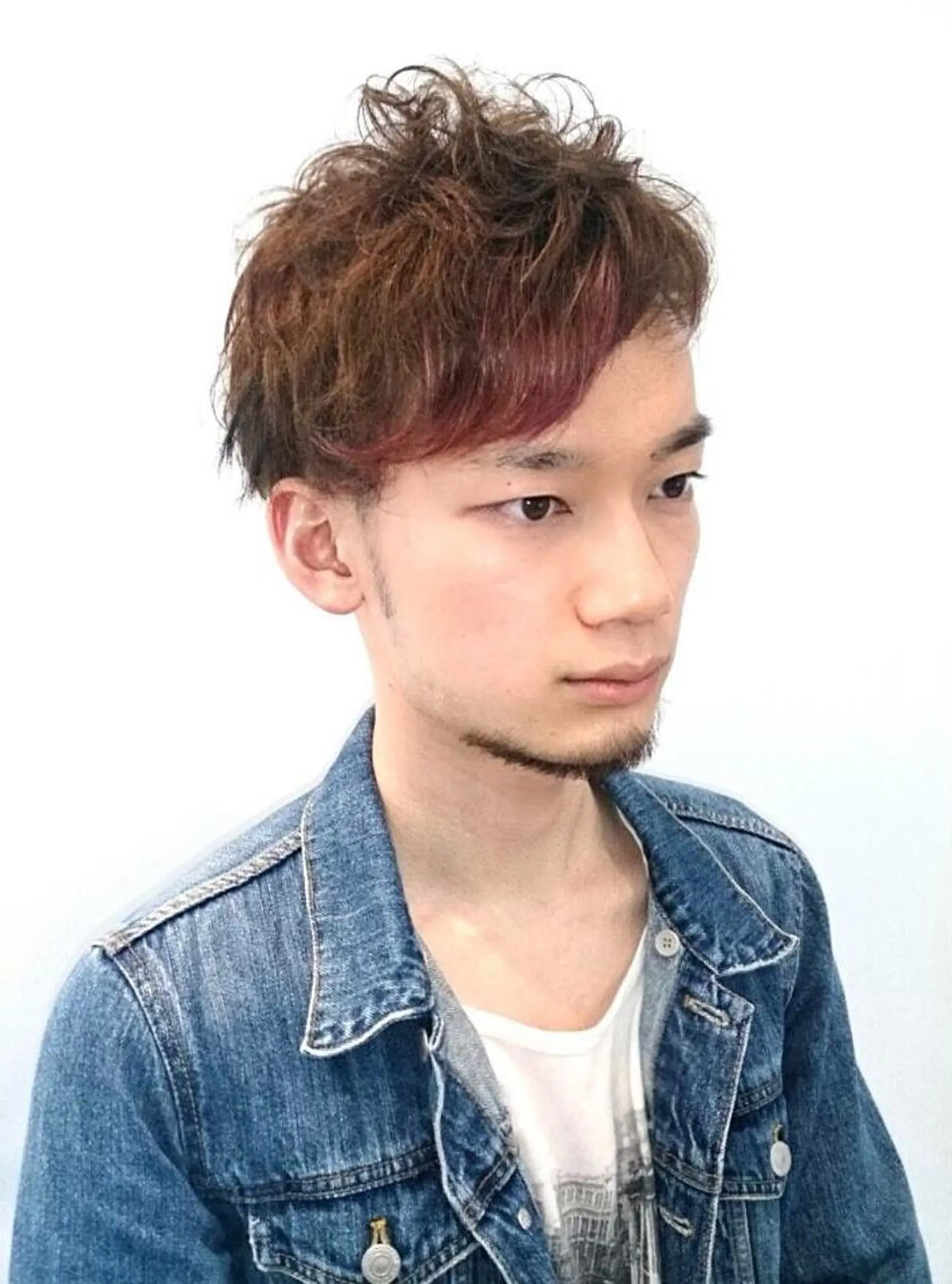 ショート カラー パーマ メンズ hair gladness WORLD所属・吉田 幸司のヘアスタイル