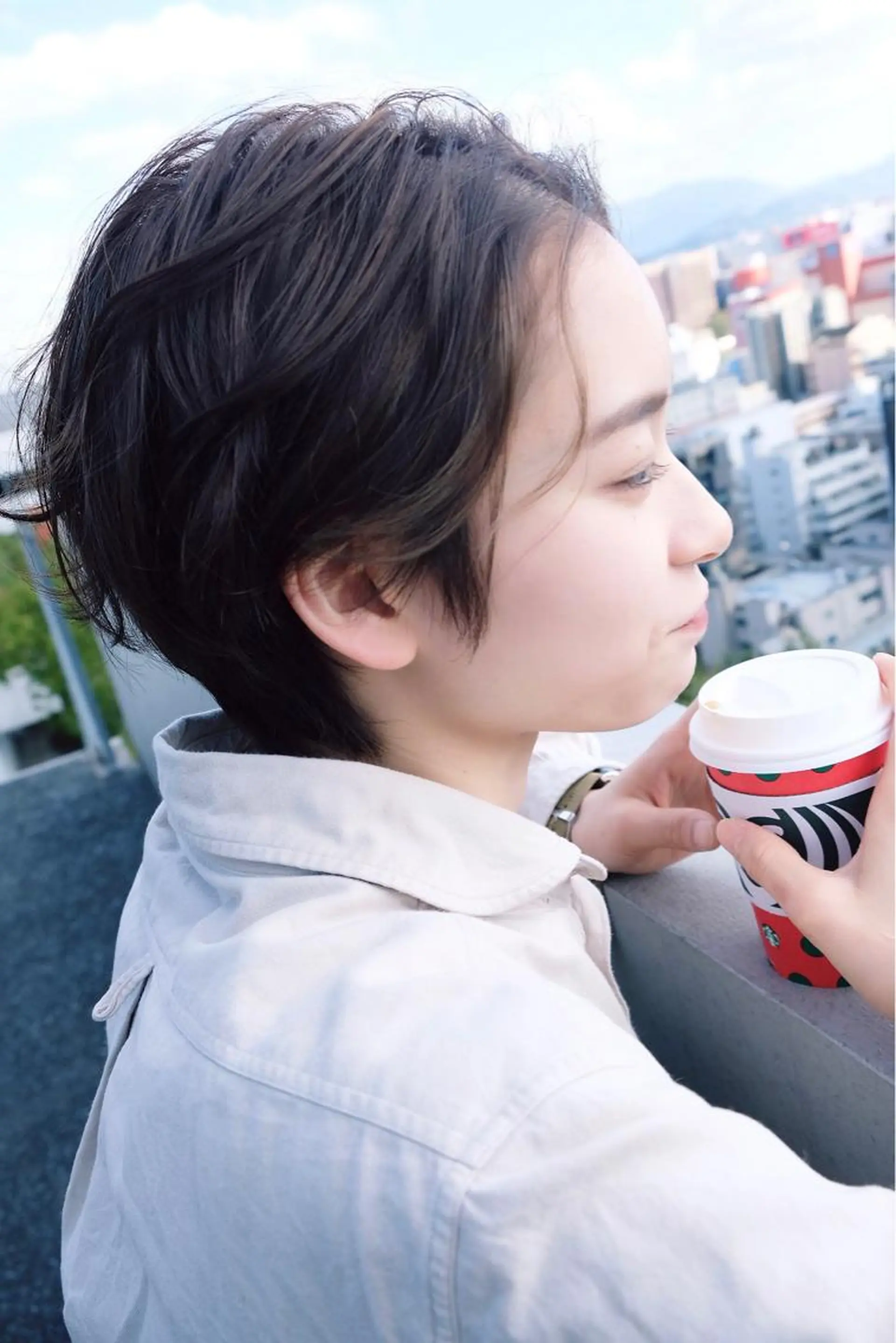 ショート カラー カット ヘアカラー トリートメント Fuuu《フゥ》所属・シノザキ シンゴのヘアスタイル