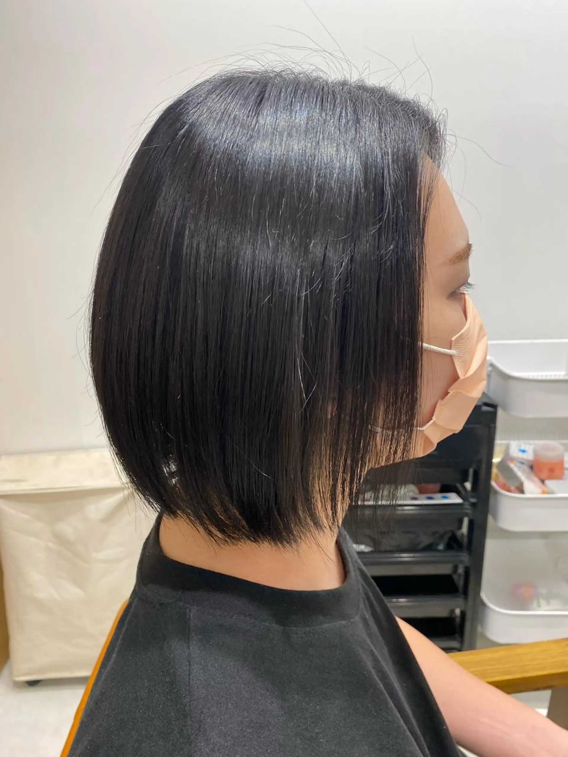 ミディアム カラー ヘアカラー 山﨑 燦人のヘアスタイル