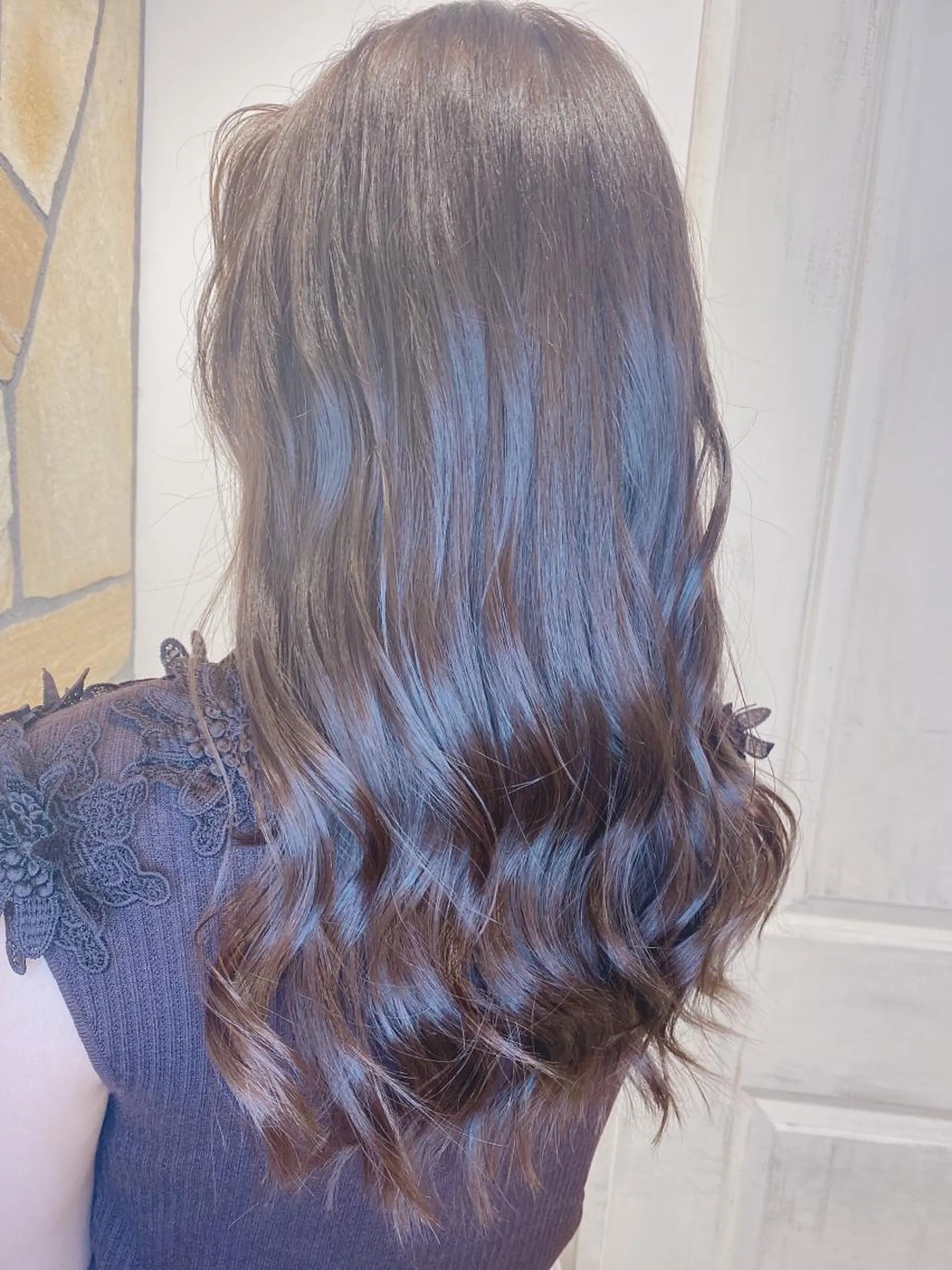 ロング カラー 髪質改善×矯正🫧 韓国ヘアasamiのヘアスタイル