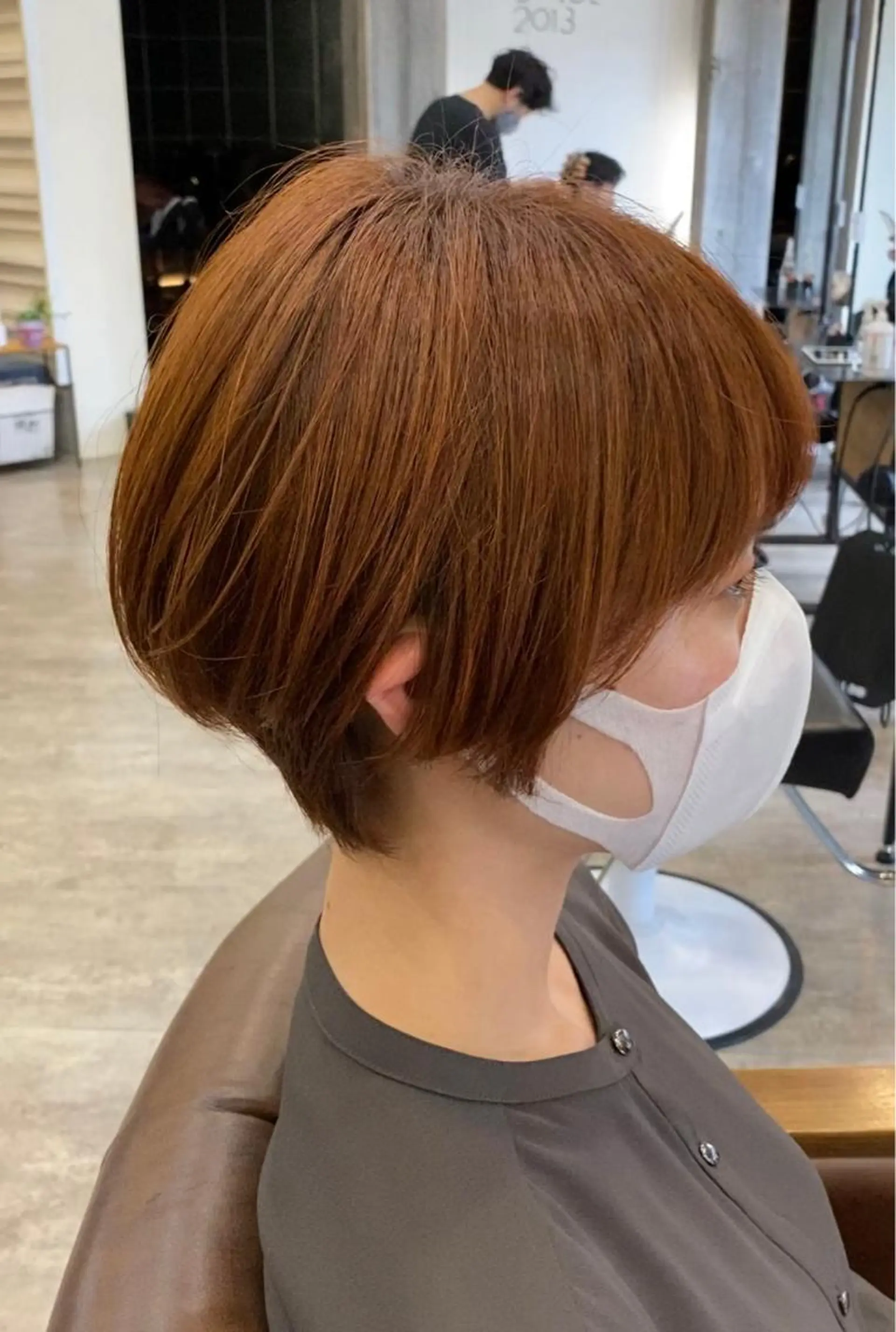 ショート カラー オレンジ ショートヘア 🟢NEGi🟣 🫧髪質改善のヘアスタイル